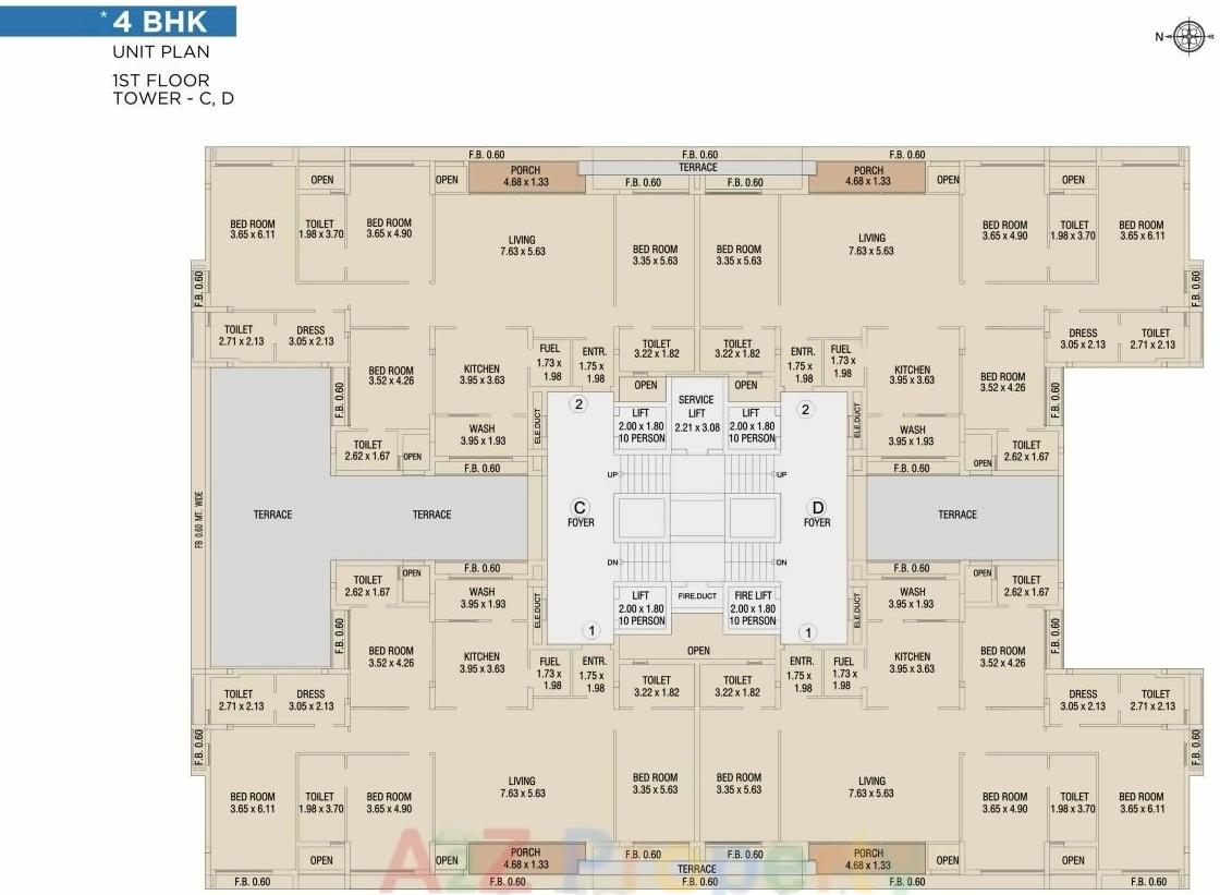 Layout of real estate project Decora World located at Munjka, Rajkot, Gujarat