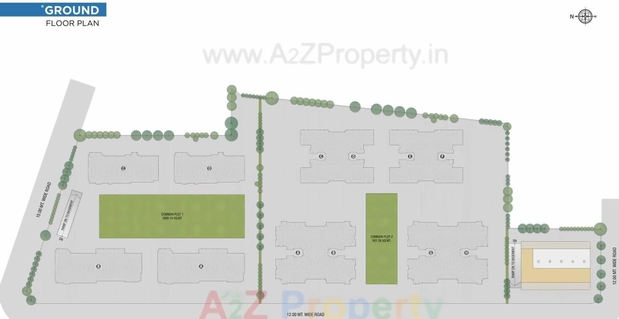Layout of real estate project Decora World located at Munjka, Rajkot, Gujarat