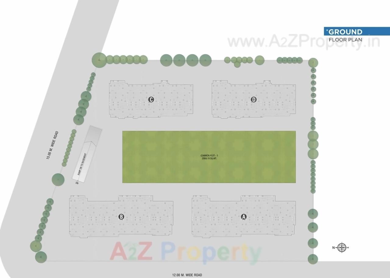 Layout of real estate project Decora World located at Munjka, Rajkot, Gujarat