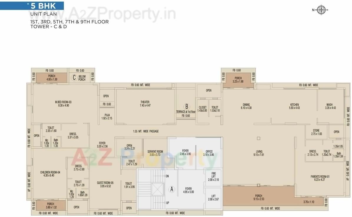 Layout of real estate project Decora World located at Munjka, Rajkot, Gujarat