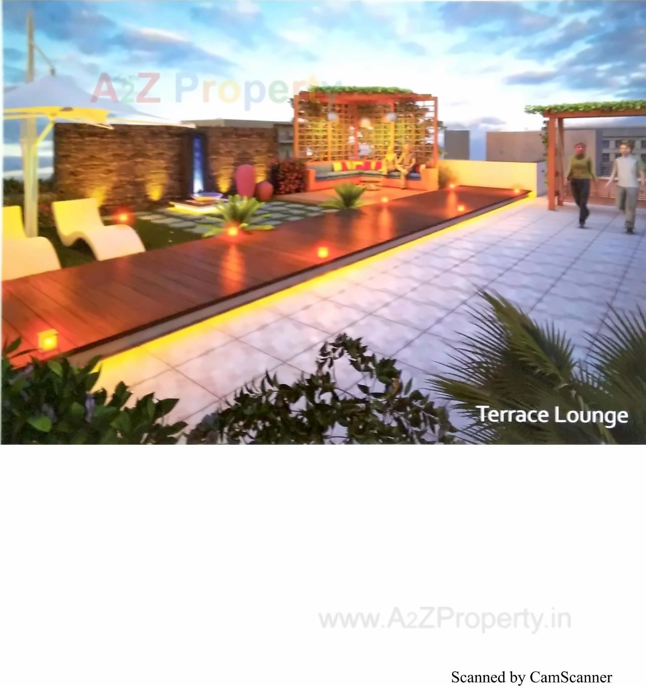 3D Elevation of real estate project Devaangan located at Rajkot, Rajkot, Gujarat