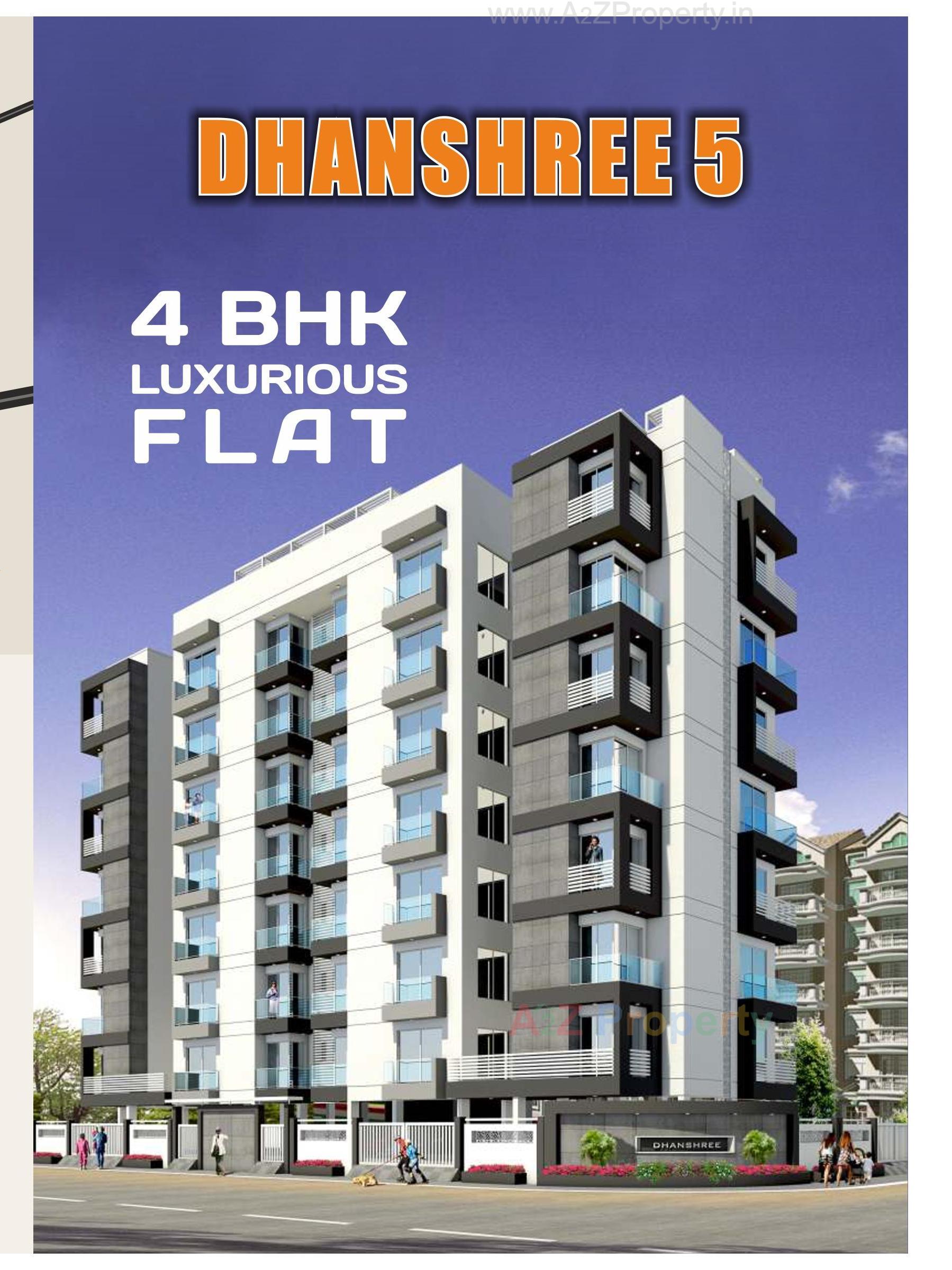 3D Elevation of real estate project Dhanshree located at Mavdi, Rajkot, Gujarat