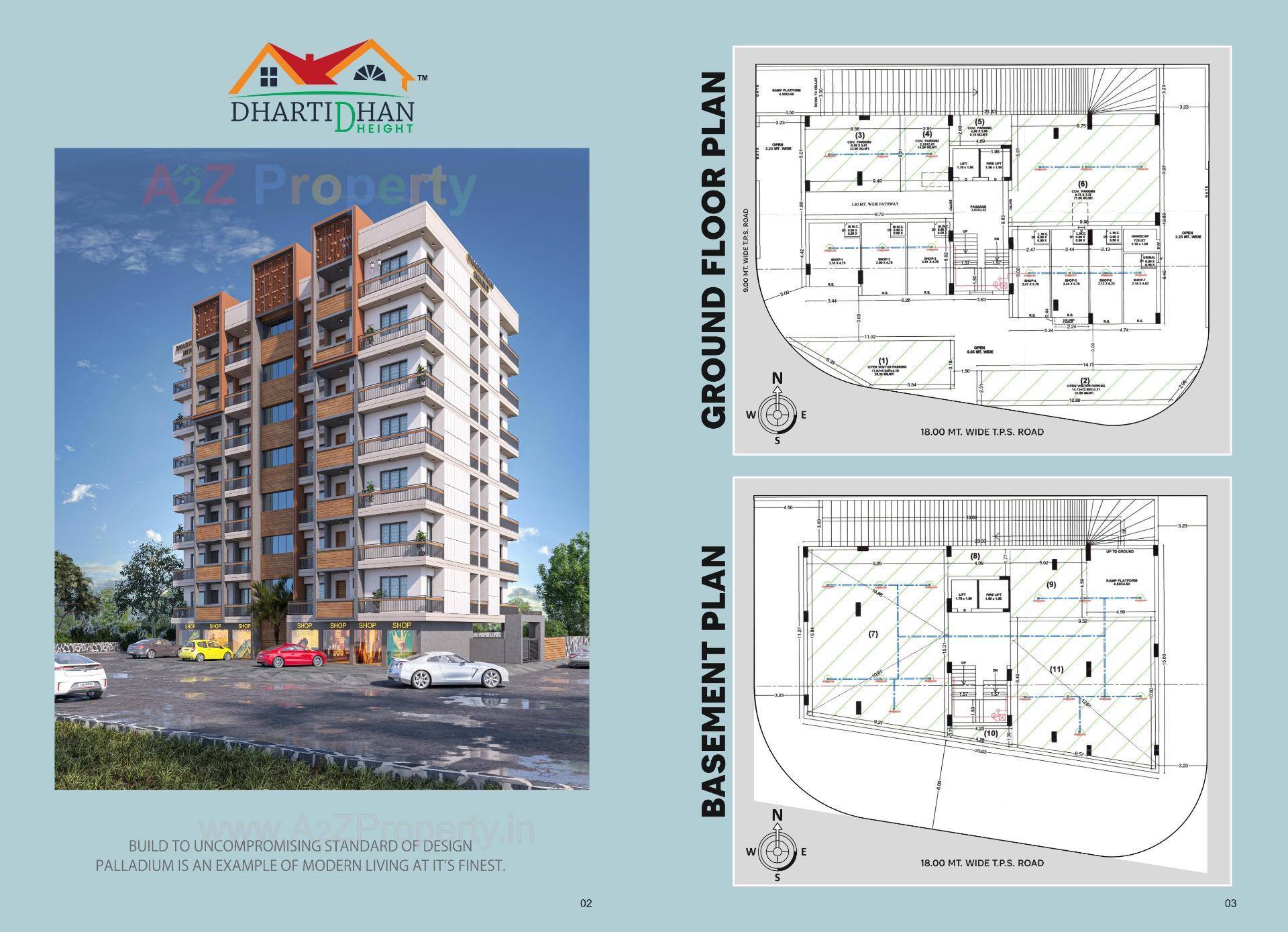  of real estate project Dhartidhan Height located at Mavdi, Rajkot, Gujarat