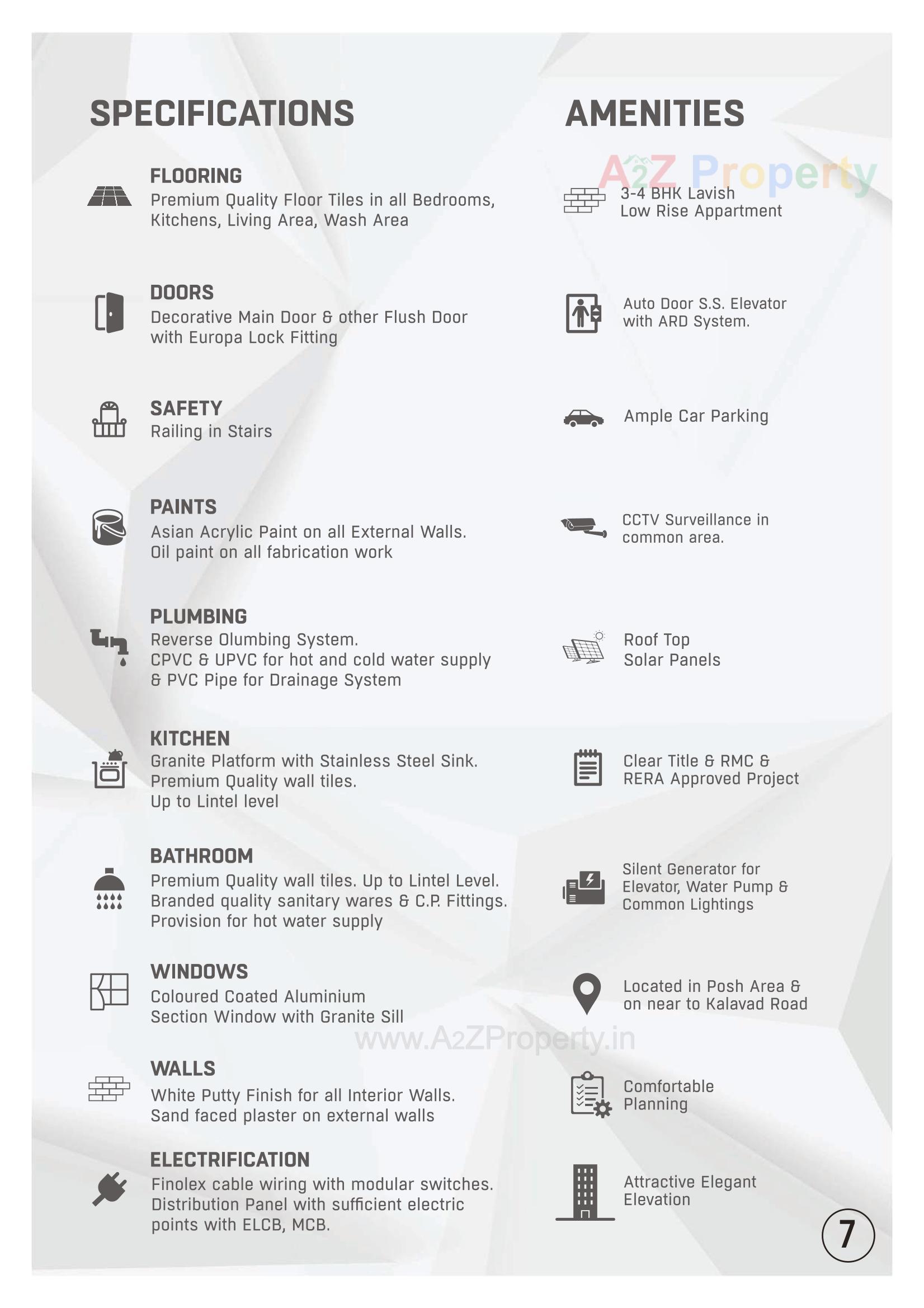  of real estate project Diamond Avani located at Nanamava, Rajkot, Gujarat