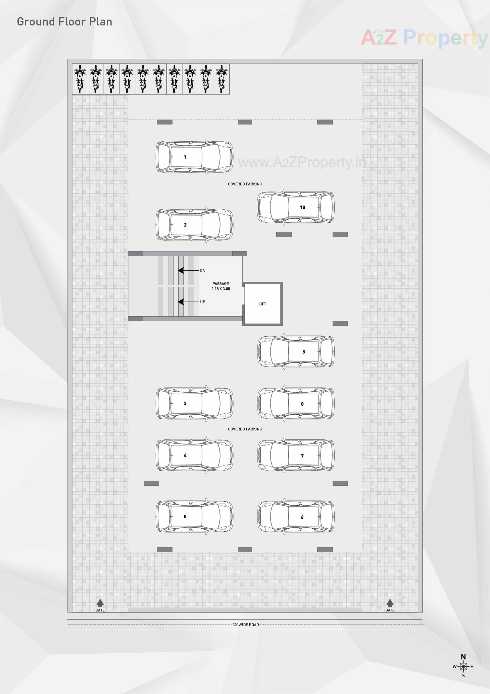 Layout of real estate project Diamond Bhoomi located at Rajkot, Rajkot, Gujarat