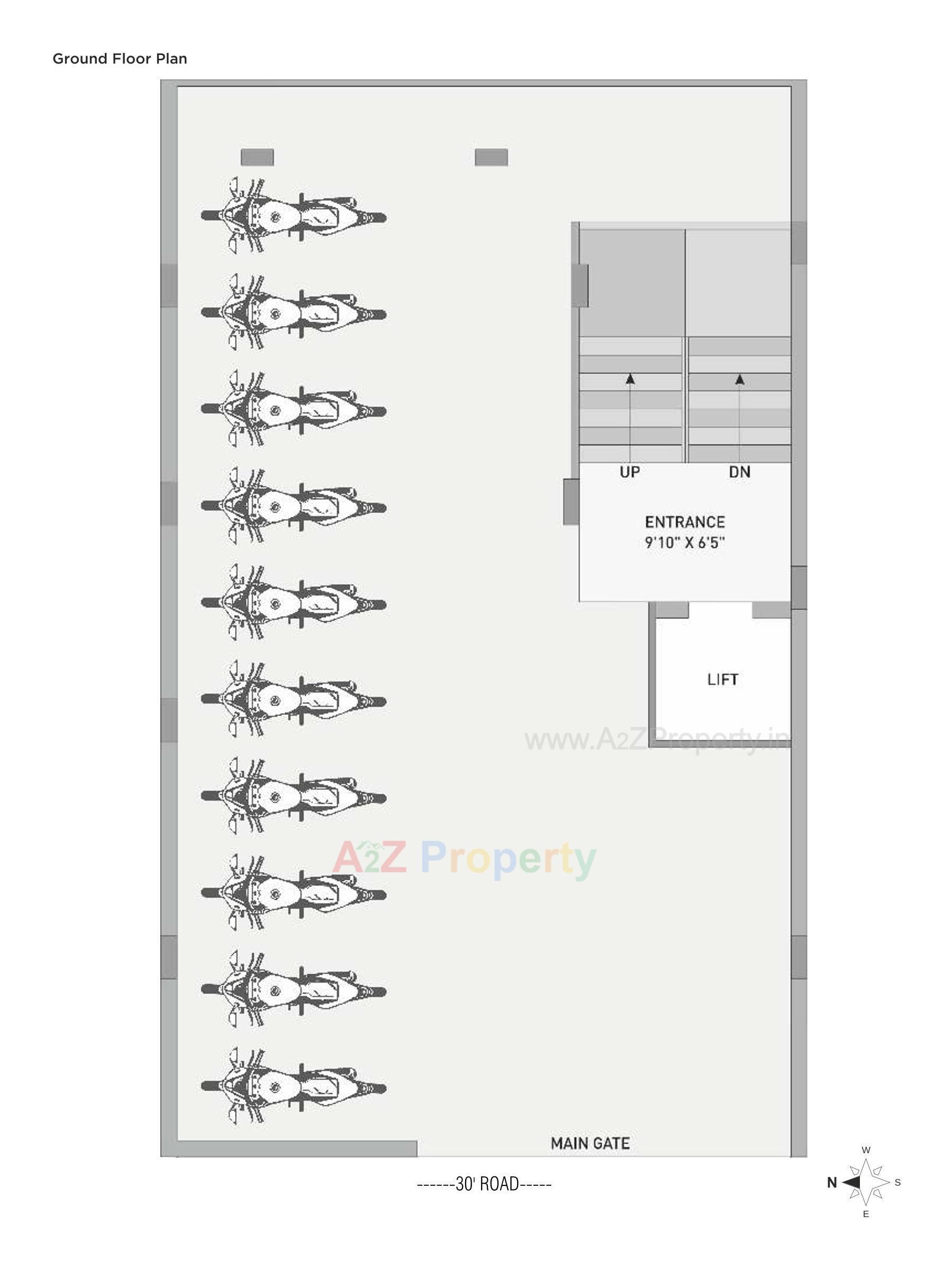 Layout of real estate project Diamond Gruh located at Rajkot, Rajkot, Gujarat