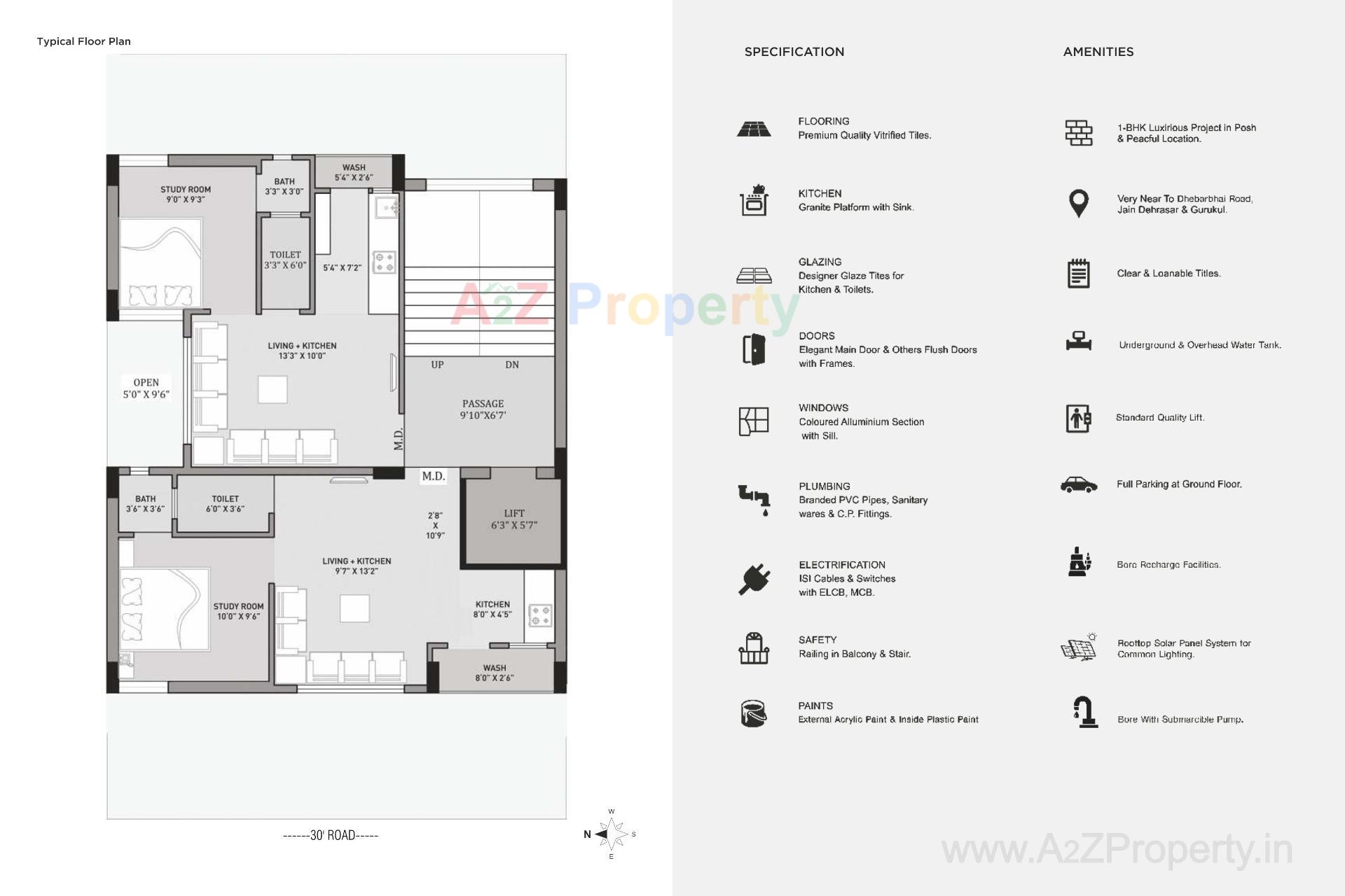 Layout of real estate project Diamond Gruh located at Rajkot, Rajkot, Gujarat