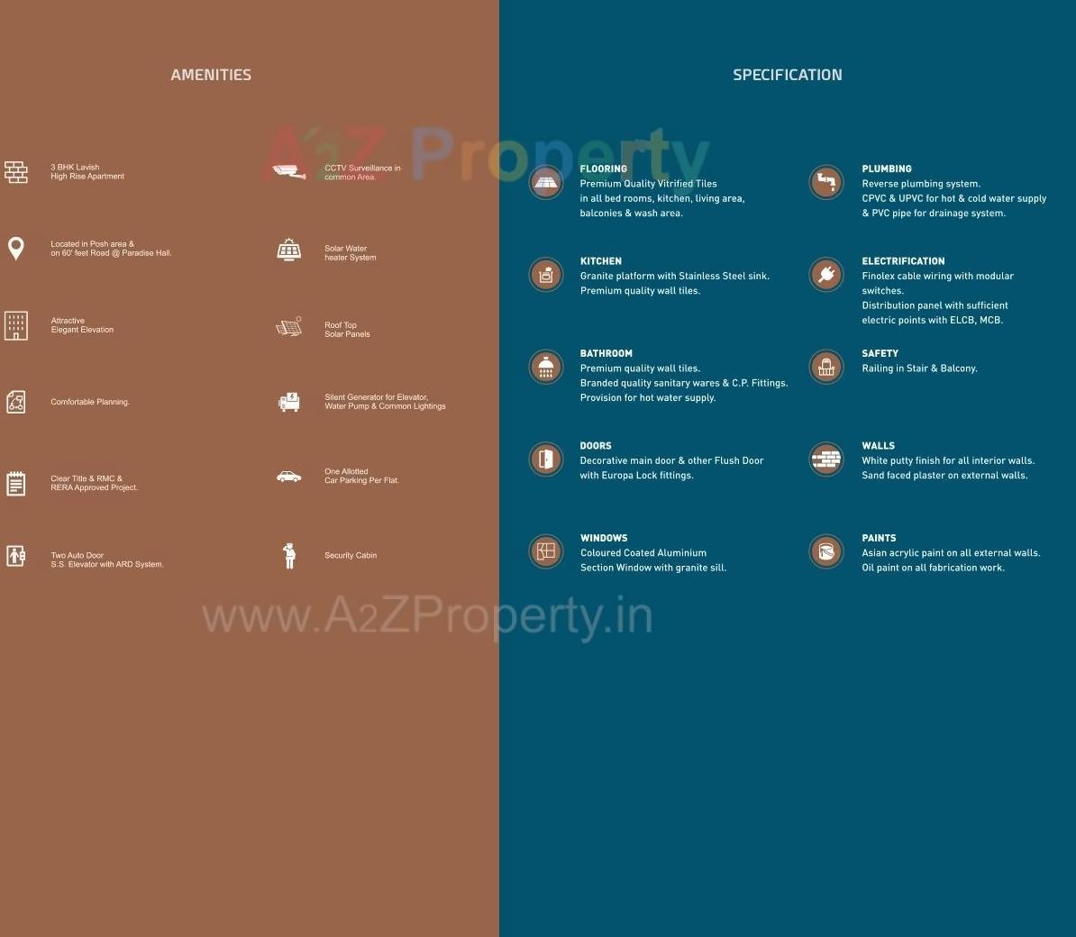  of real estate project Diamond Heights located at Raiya, Rajkot, Gujarat