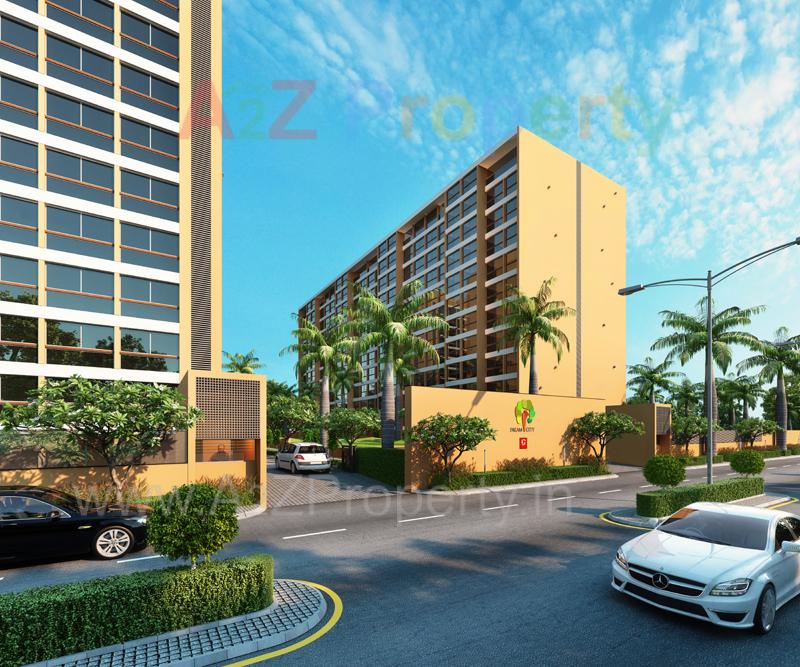 3D Elevation of real estate project Dream City located at Raiya, Rajkot, Gujarat