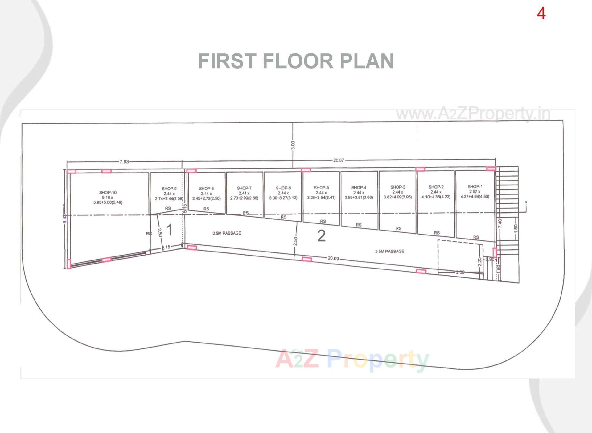 Layout of real estate project Dream Key located at Kothariya, Rajkot, Gujarat