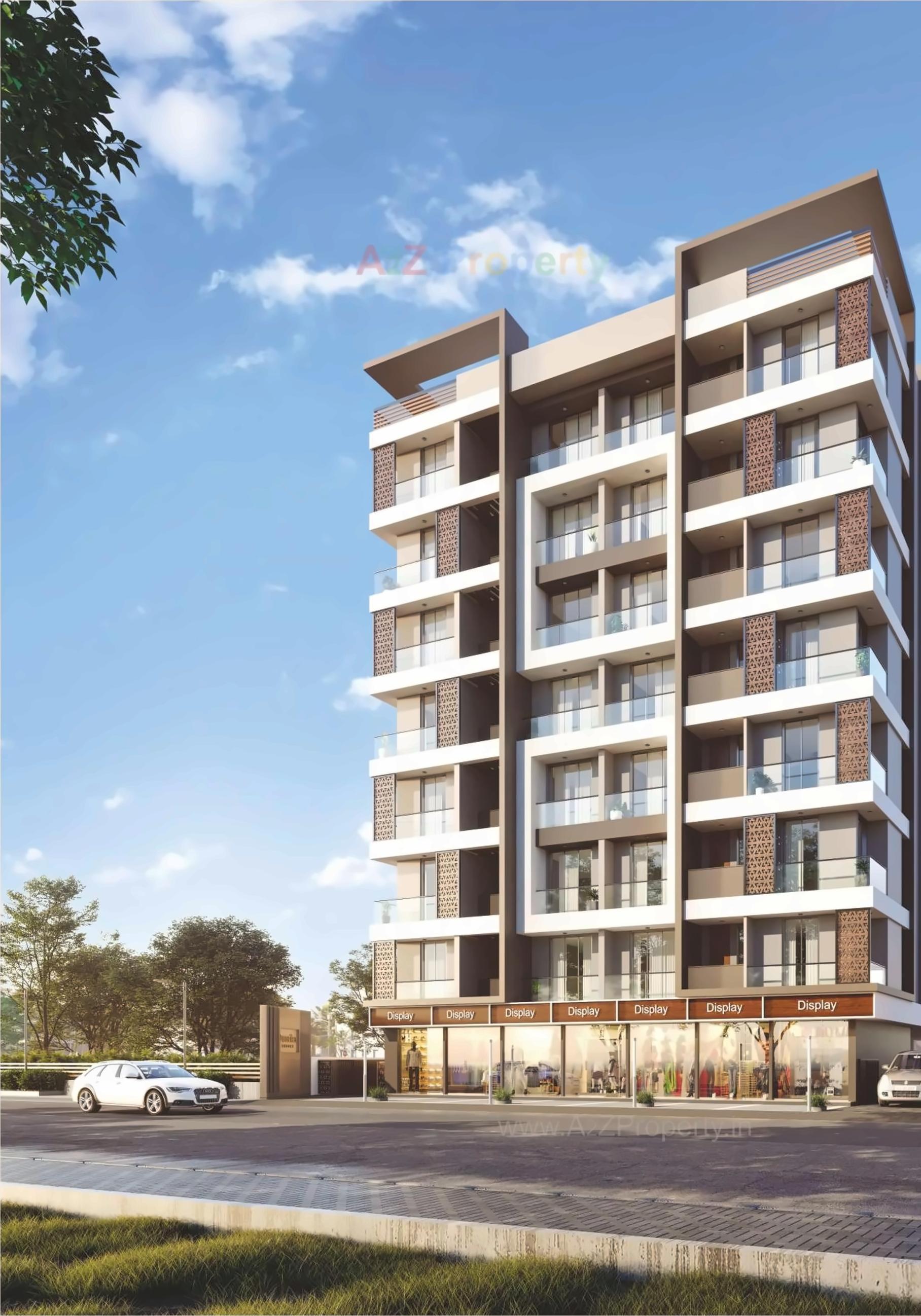 3D Elevation of real estate project Dwarika Bhoomi located at Rajkot, Rajkot, Gujarat