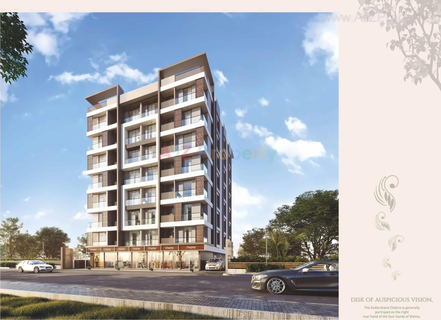 3D Elevation of real estate project Dwarika Bhoomi located at Rajkot, Rajkot, Gujarat