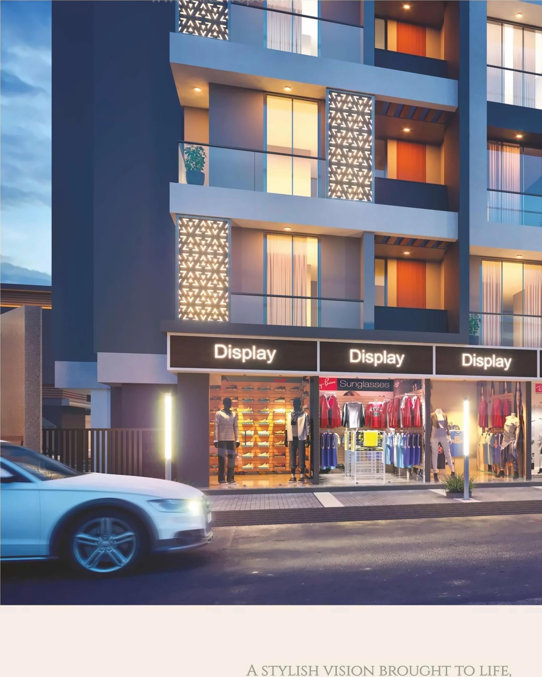 3D Elevation of real estate project Dwarika Bhoomi located at Rajkot, Rajkot, Gujarat