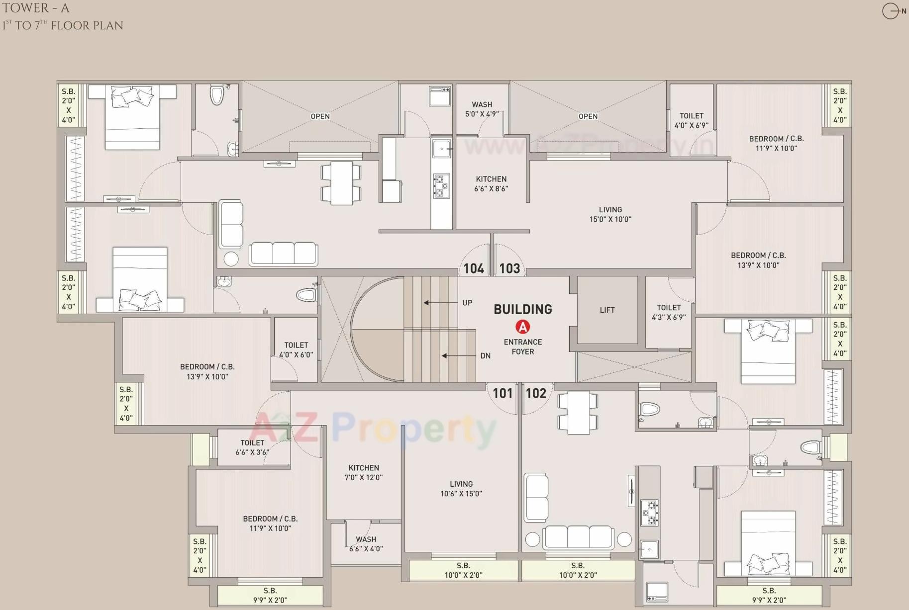 Layout of real estate project Dwarika Bhoomi located at Rajkot, Rajkot, Gujarat
