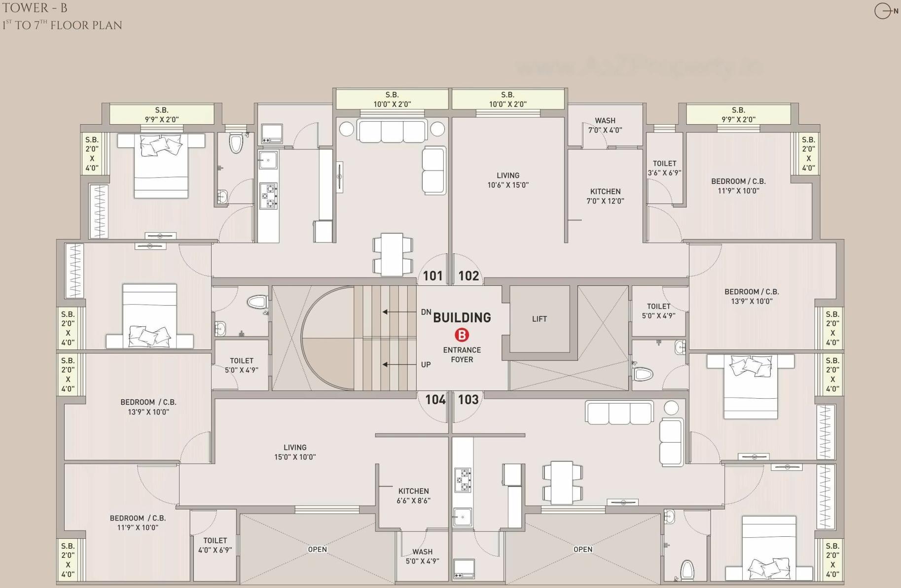Layout of real estate project Dwarika Bhoomi located at Rajkot, Rajkot, Gujarat