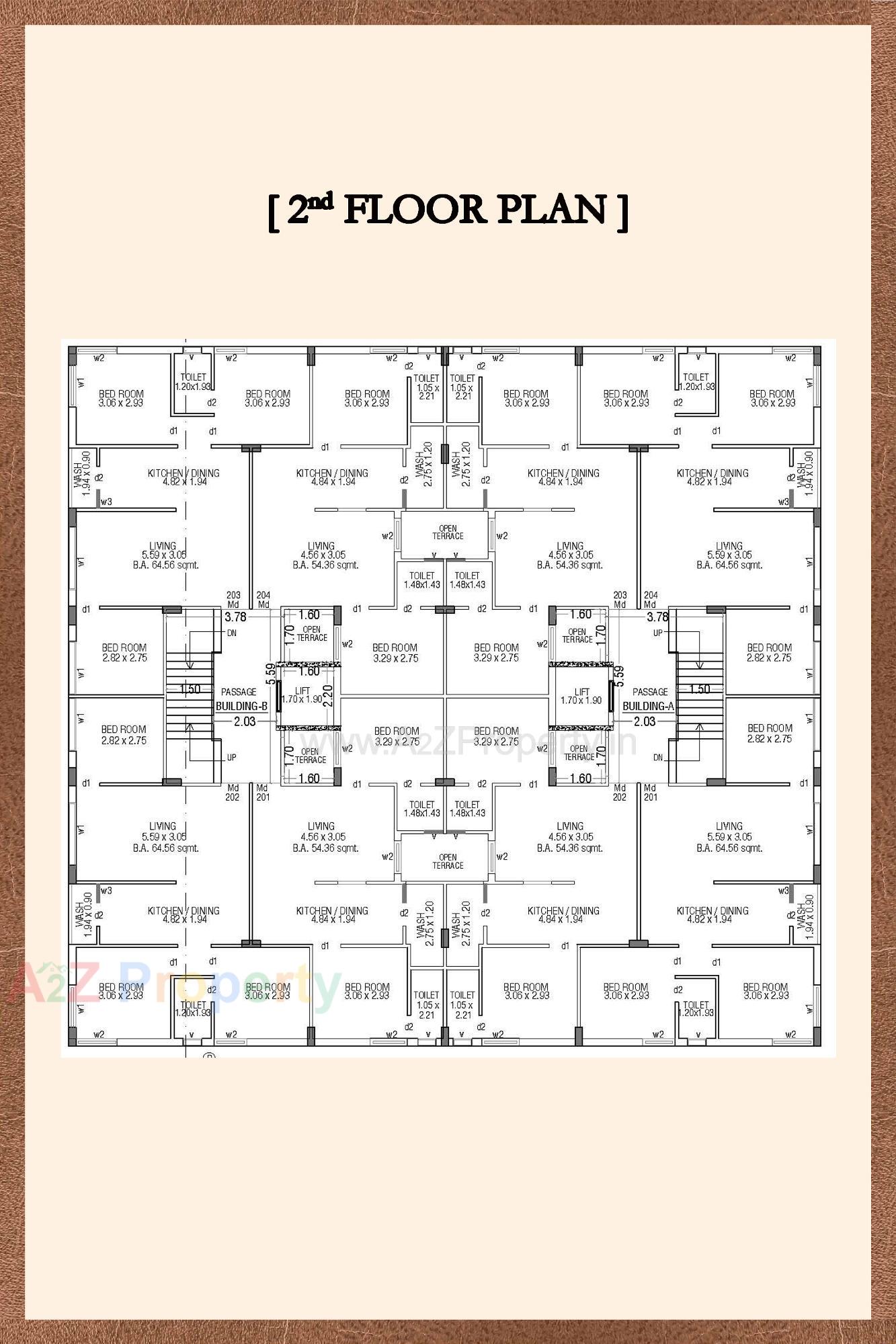 Layout of real estate project Dwarika Darshan located at Rajkot, Rajkot, Gujarat