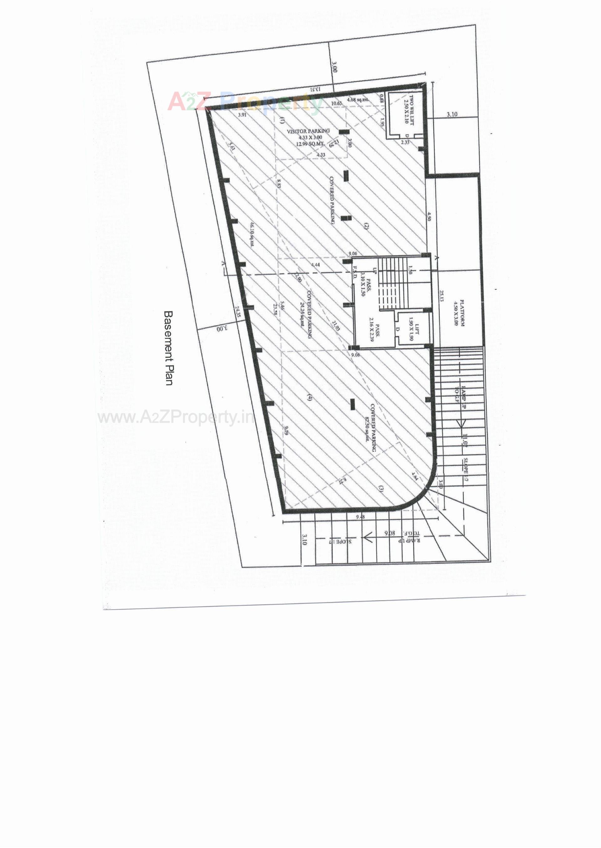 Layout of real estate project Dwarika Dwar located at Mavdi, Rajkot, Gujarat