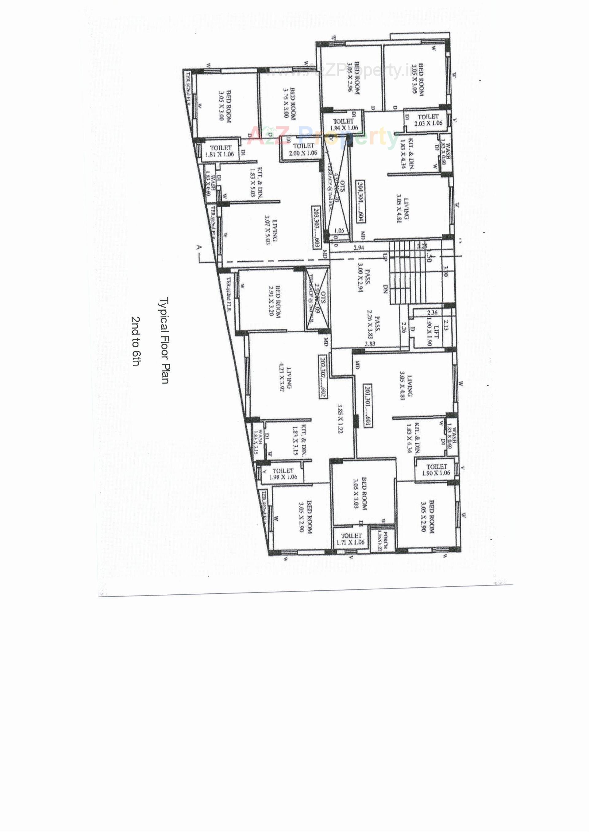 Layout of real estate project Dwarika Dwar located at Mavdi, Rajkot, Gujarat