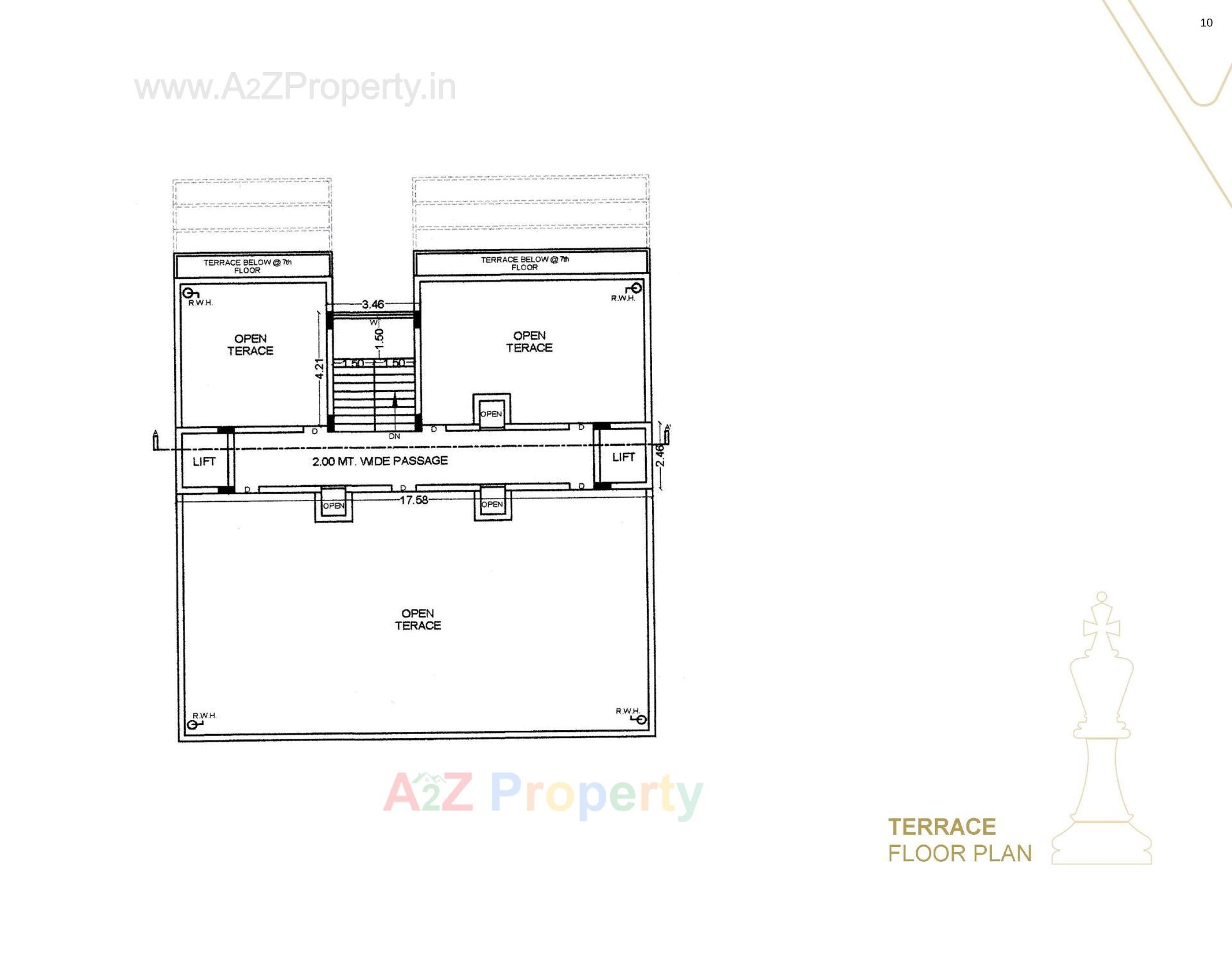 Layout of real estate project Dwarika Empire located at Rajkot, Rajkot, Gujarat