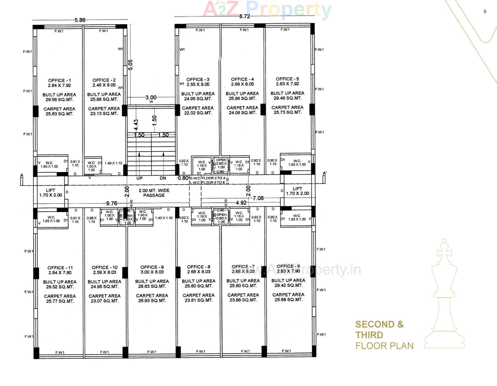 Layout of real estate project Dwarika Empire located at Rajkot, Rajkot, Gujarat