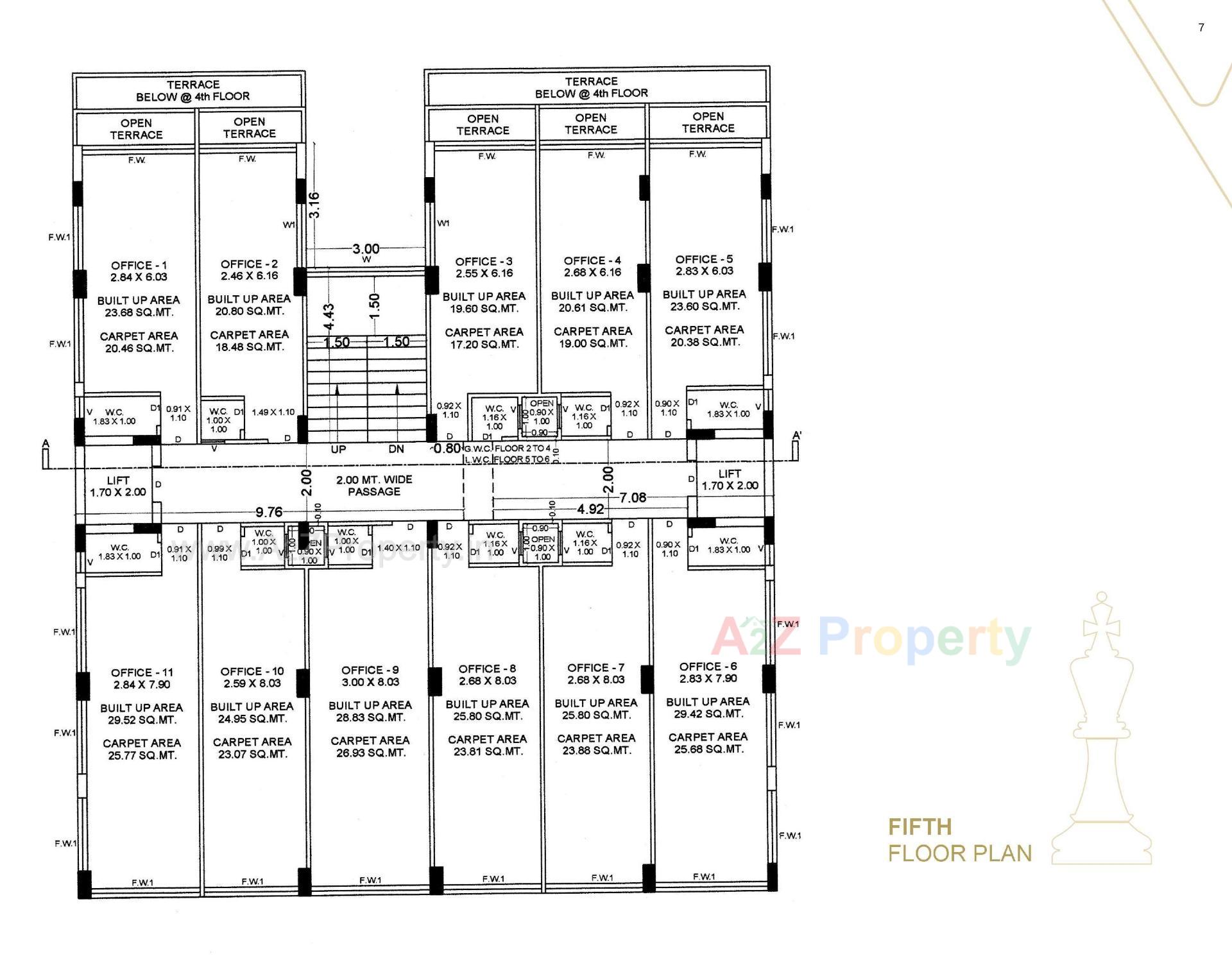 Layout of real estate project Dwarika Empire located at Rajkot, Rajkot, Gujarat