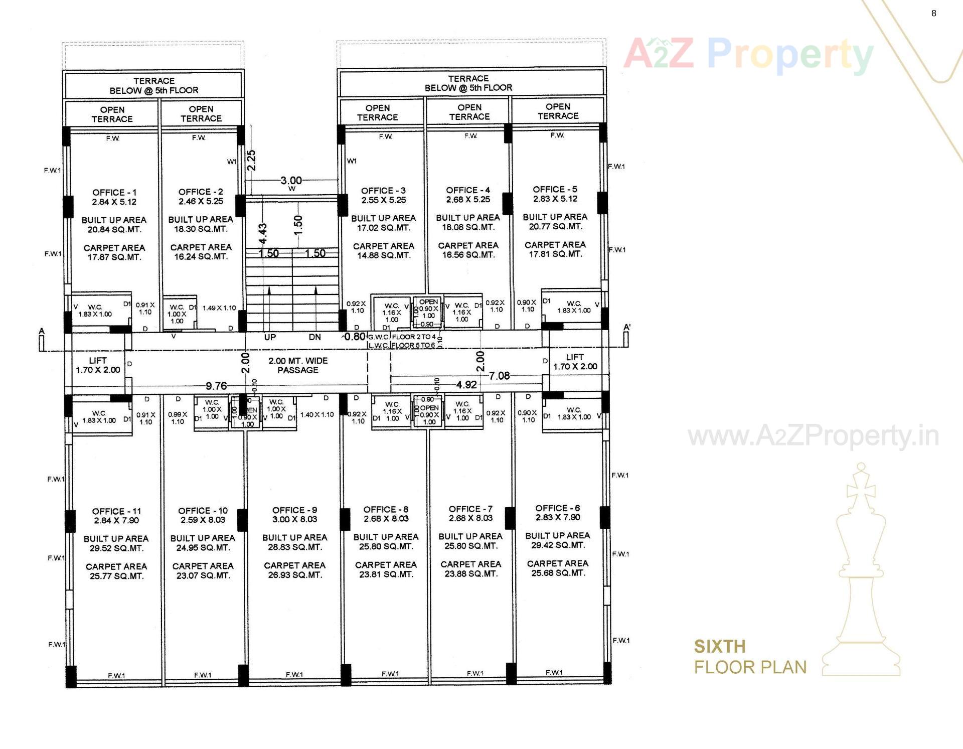 Layout of real estate project Dwarika Empire located at Rajkot, Rajkot, Gujarat