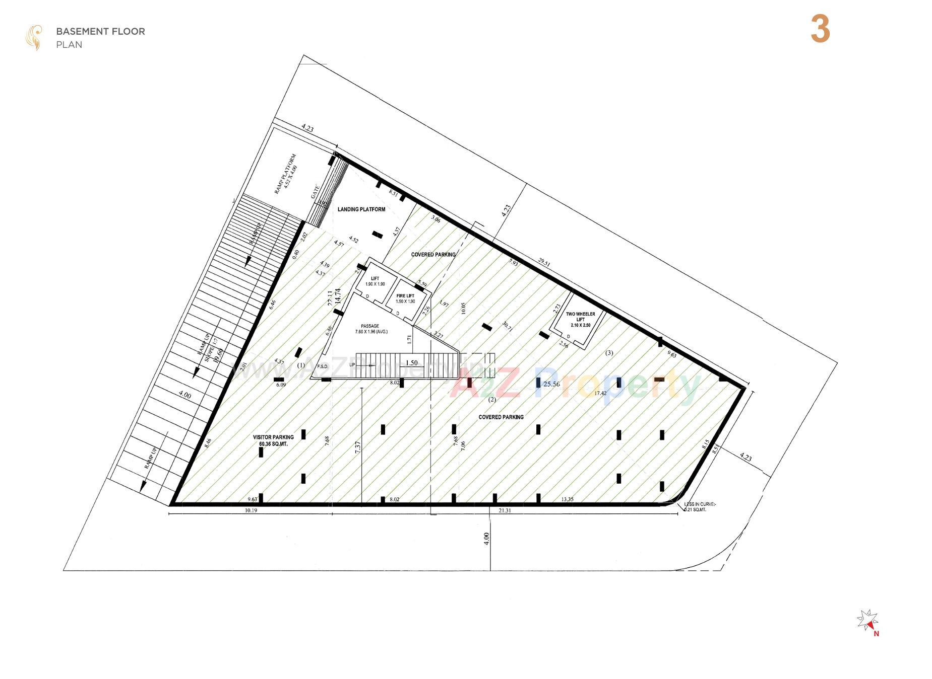 Layout of real estate project Dwarika Hills located at Mavdi, Rajkot, Gujarat