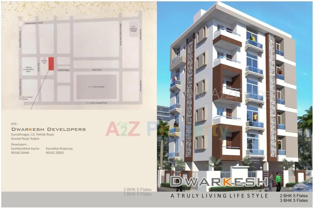 Layout of real estate project Dwarkesh located at Rajkot, Rajkot, Gujarat