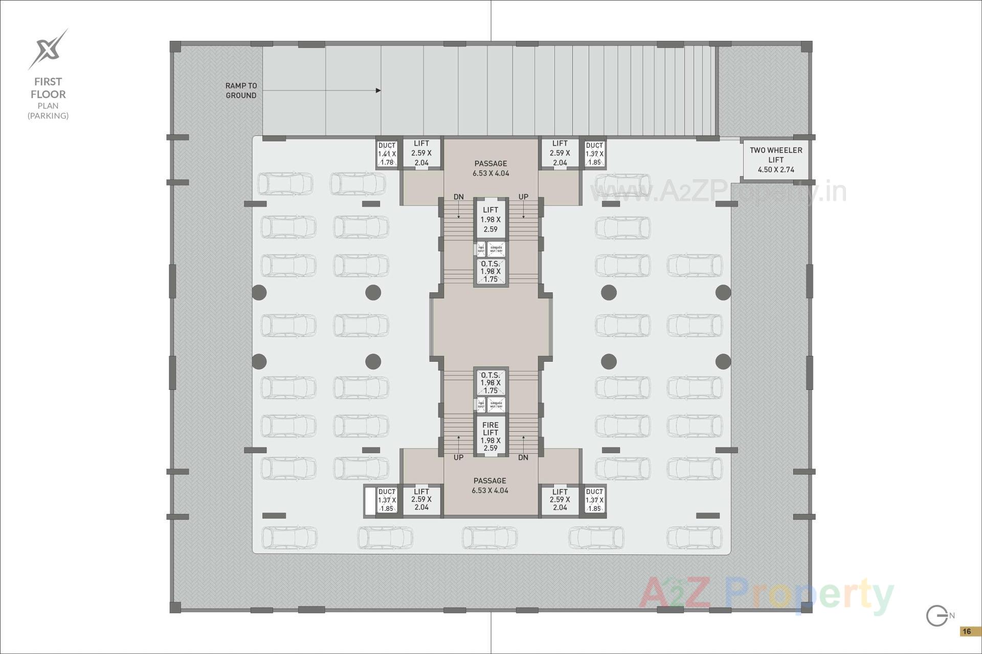 Layout of real estate project Elixir located at Mota-mava, Rajkot, Gujarat