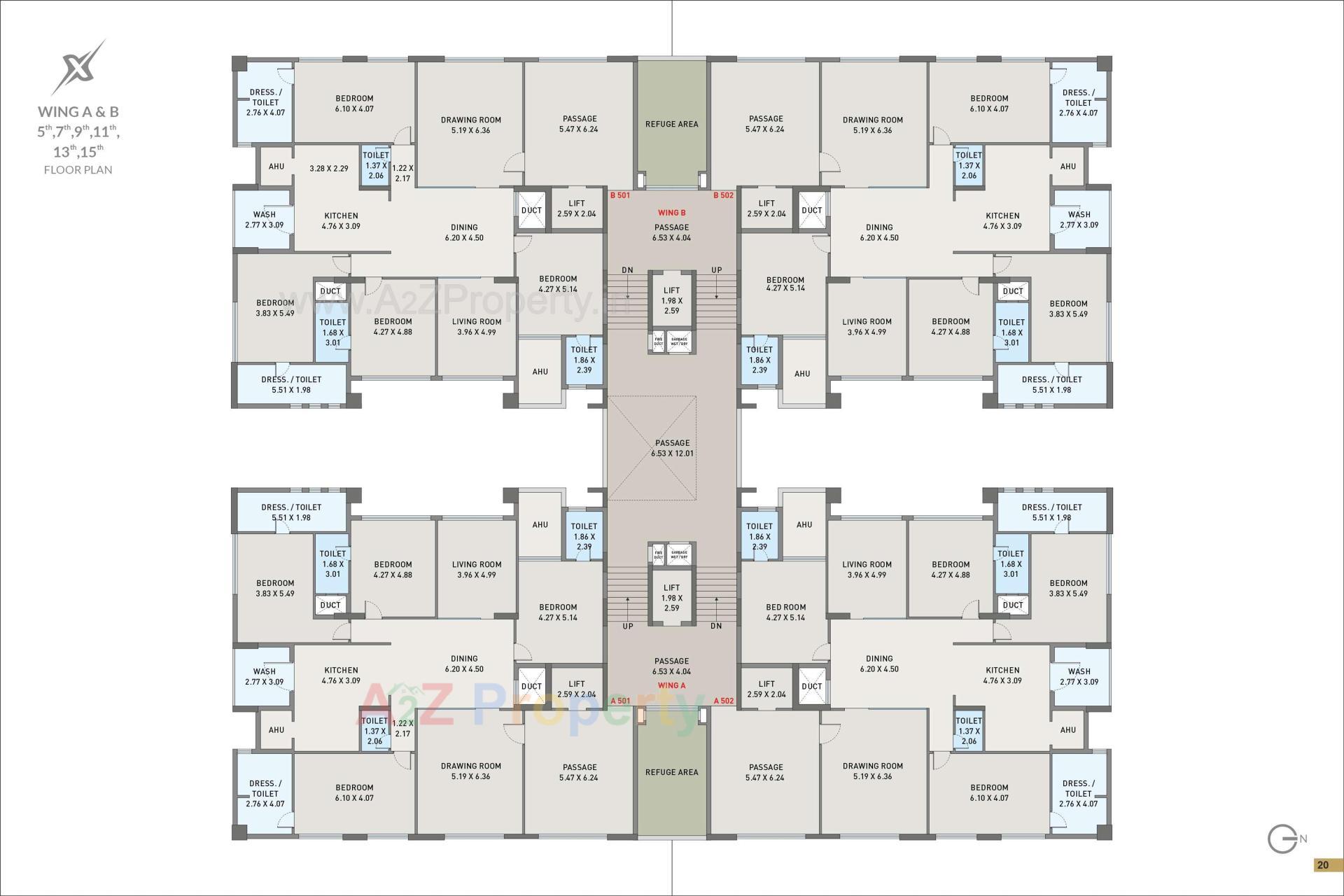 Layout of real estate project Elixir located at Mota-mava, Rajkot, Gujarat
