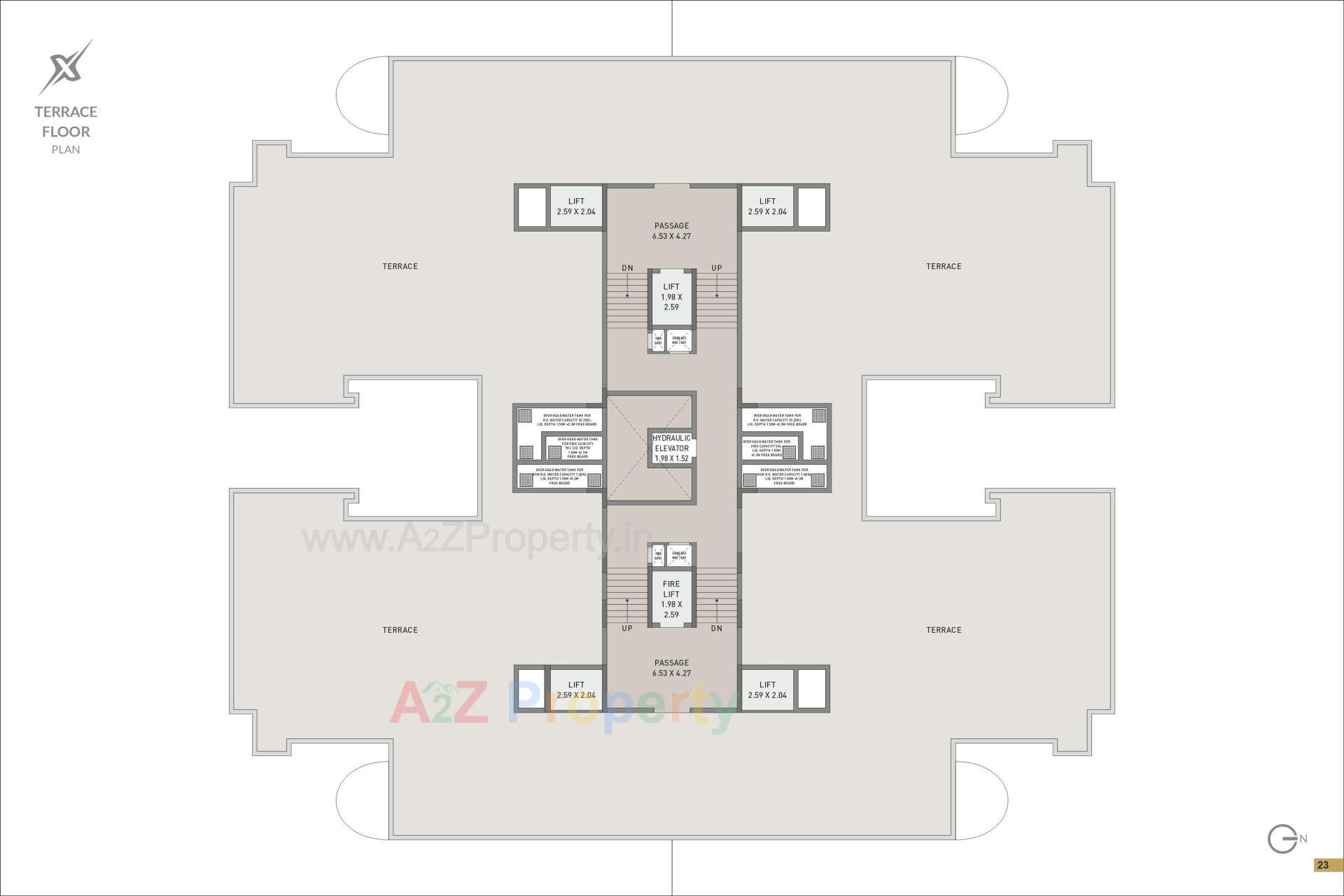 Layout of real estate project Elixir located at Mota-mava, Rajkot, Gujarat