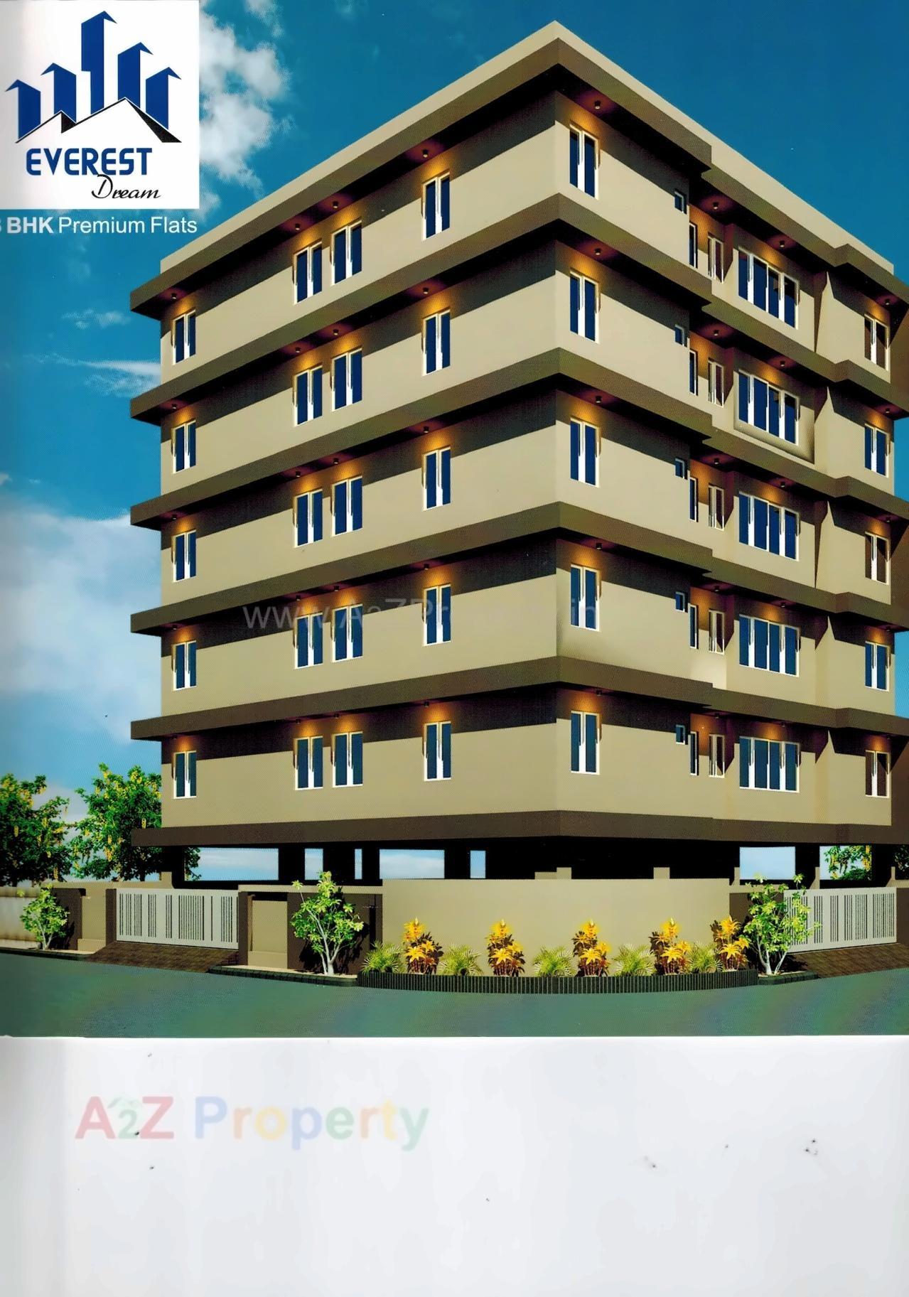 3D Elevation of real estate project Everest Dream located at Mavdi, Rajkot, Gujarat