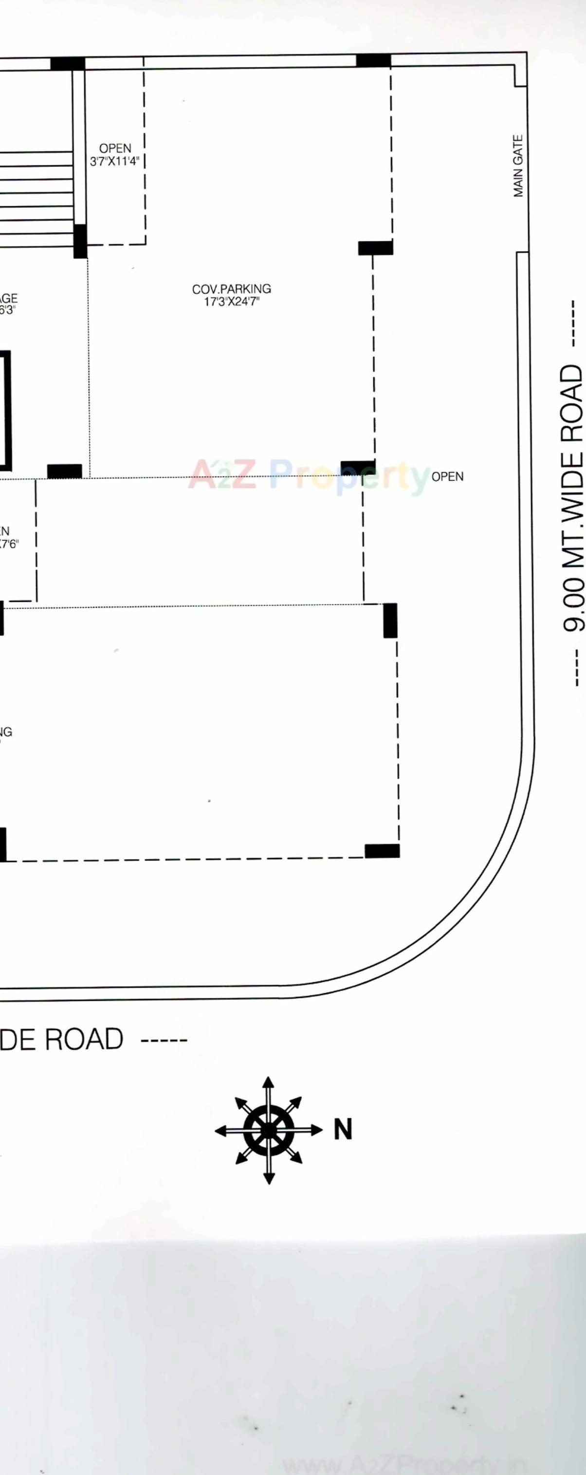 Layout of real estate project Everest Dream located at Mavdi, Rajkot, Gujarat