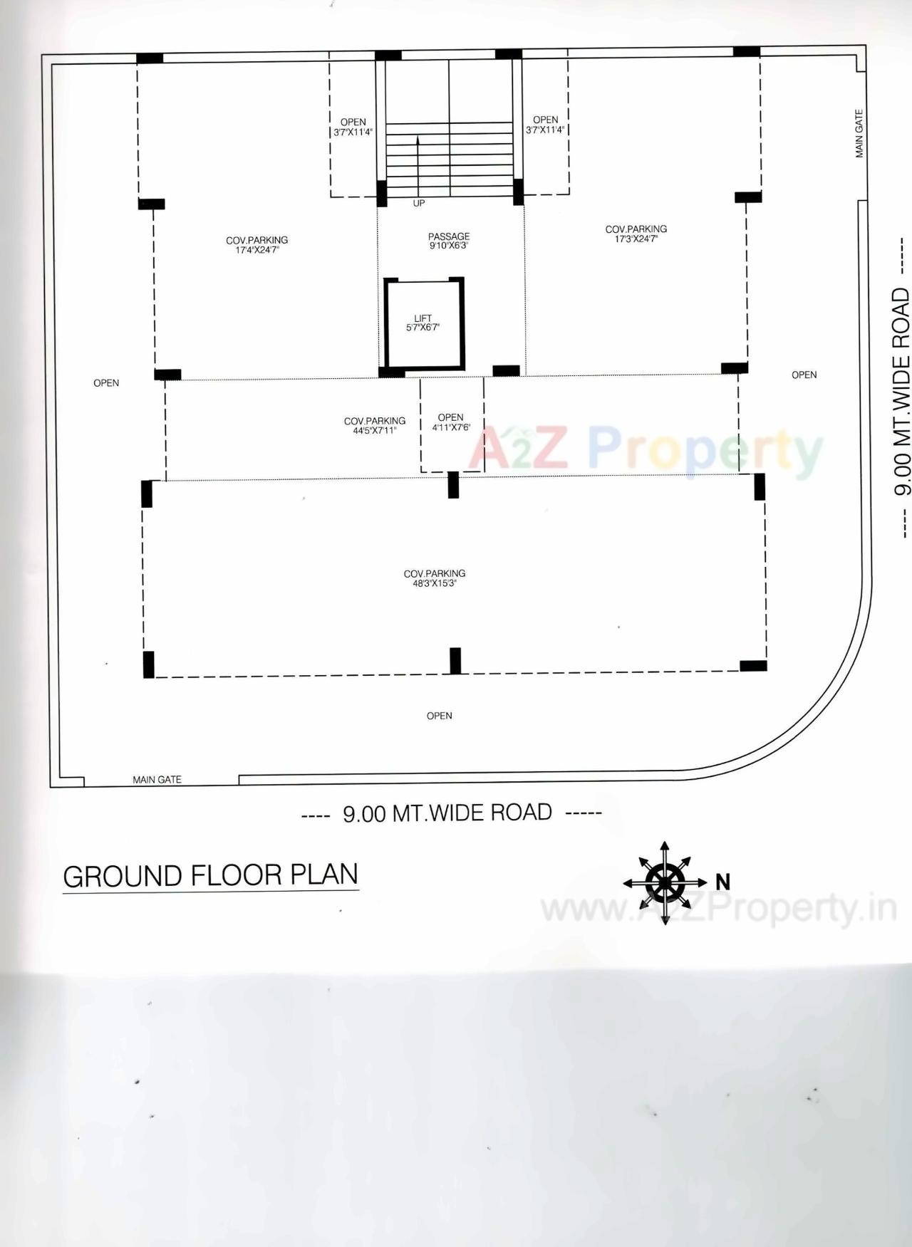Layout of real estate project Everest Dream located at Mavdi, Rajkot, Gujarat