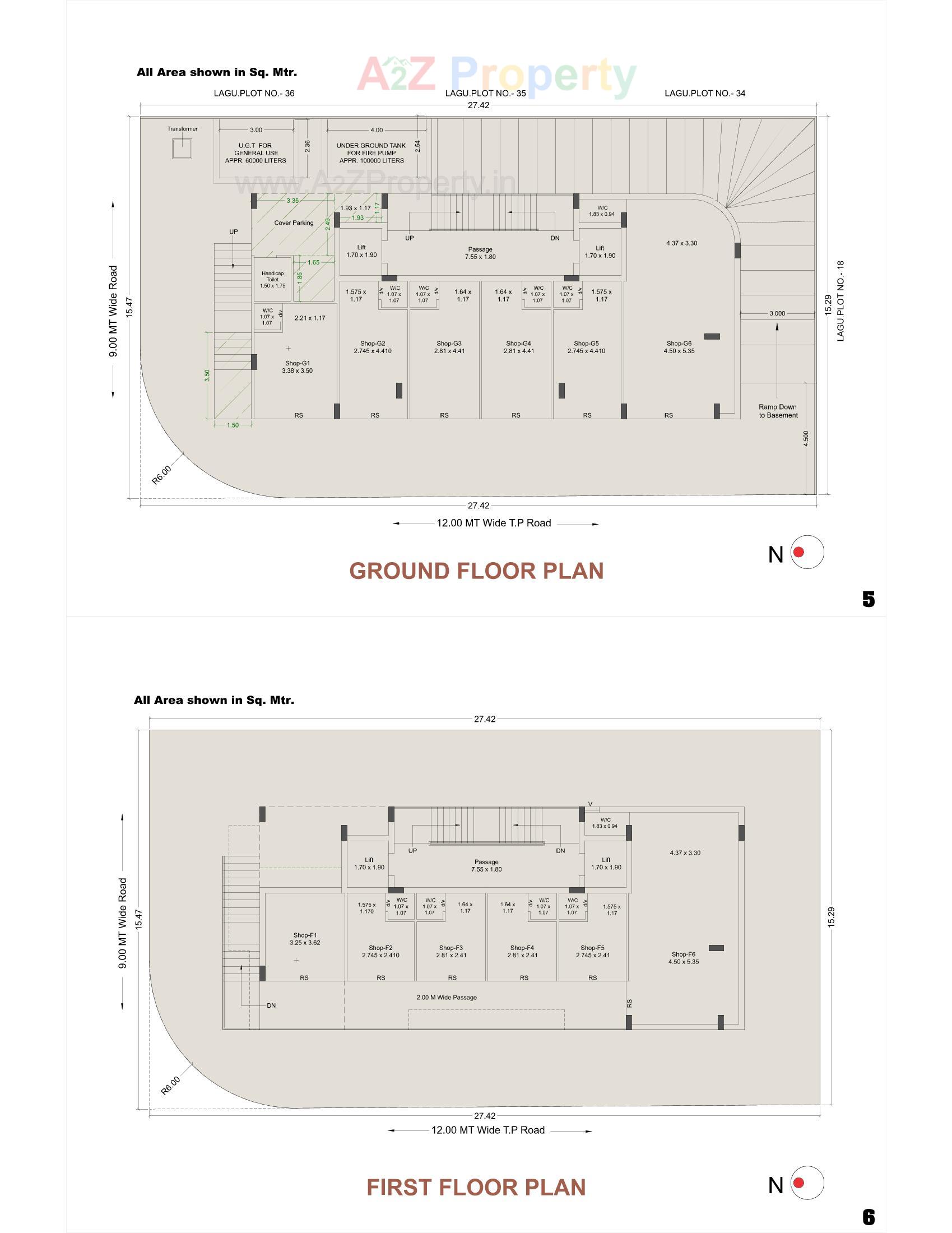 Layout of real estate project Flora Icon located at Mavdi, Rajkot, Gujarat