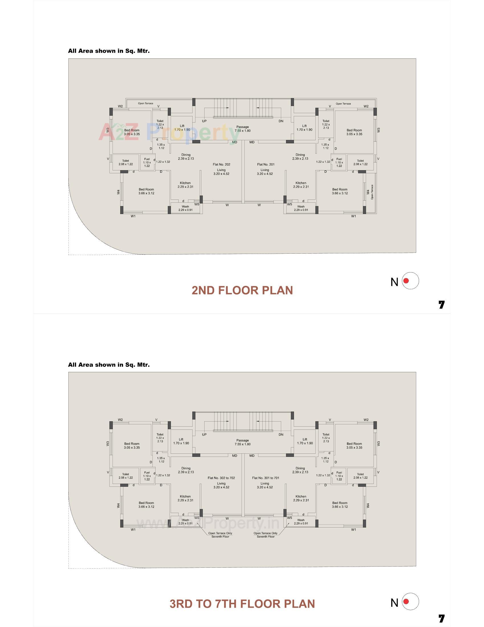 Layout of real estate project Flora Icon located at Mavdi, Rajkot, Gujarat
