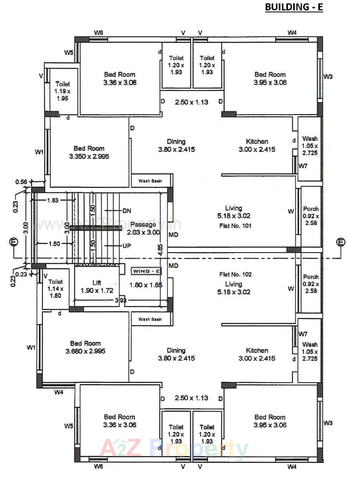 Layout of real estate project Flora Prime located at Mavdi, Rajkot, Gujarat