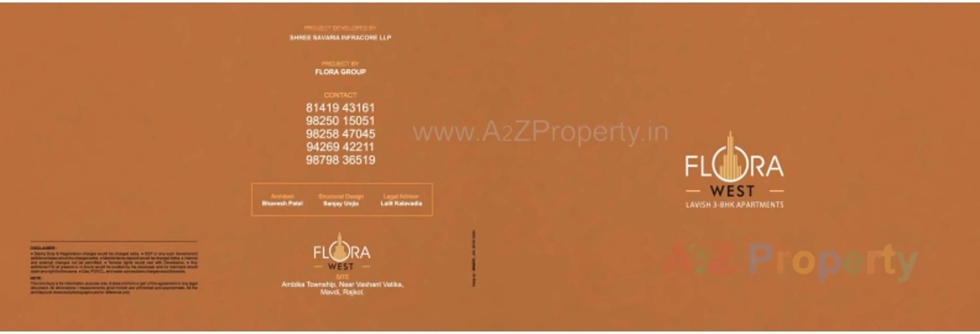  of real estate project Flora West located at Mavdi, Rajkot, Gujarat