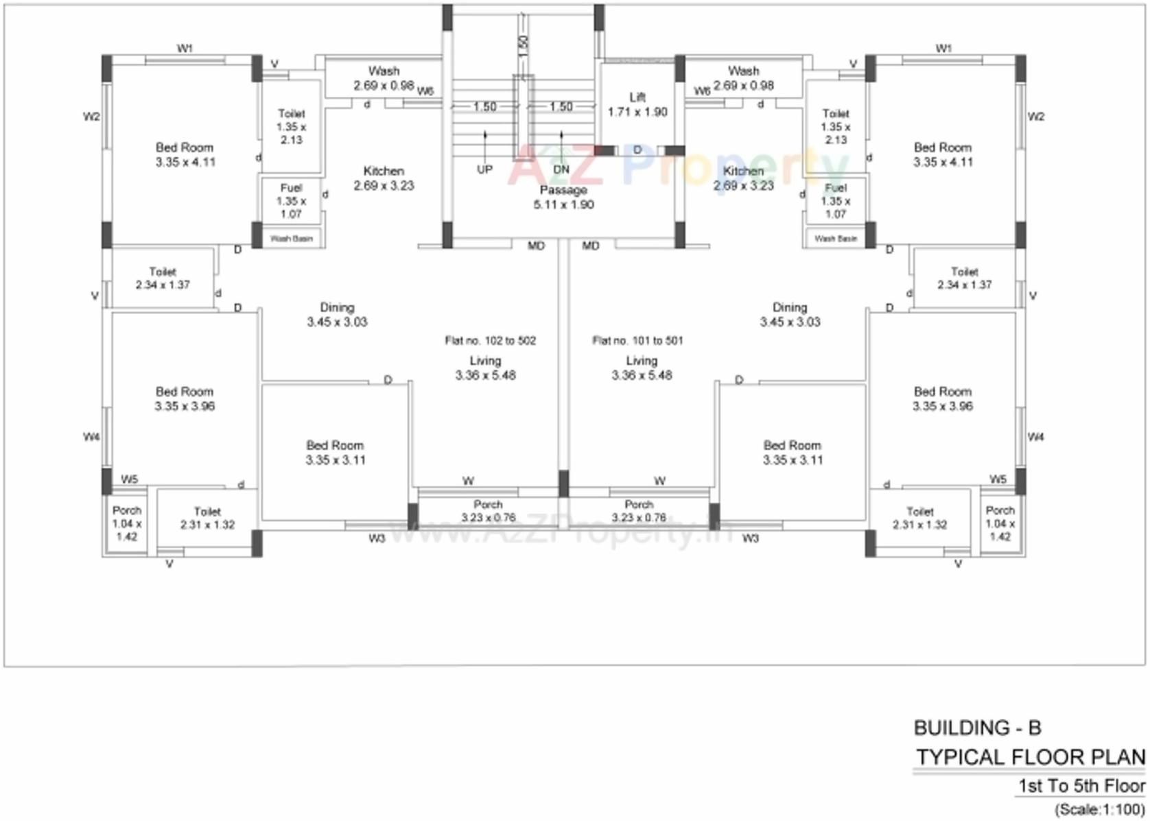 Layout of real estate project Flora West located at Mavdi, Rajkot, Gujarat