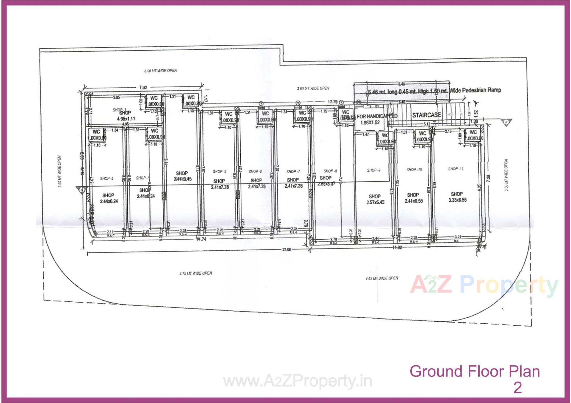 Layout of real estate project Fortune located at Rajkot, Rajkot, Gujarat