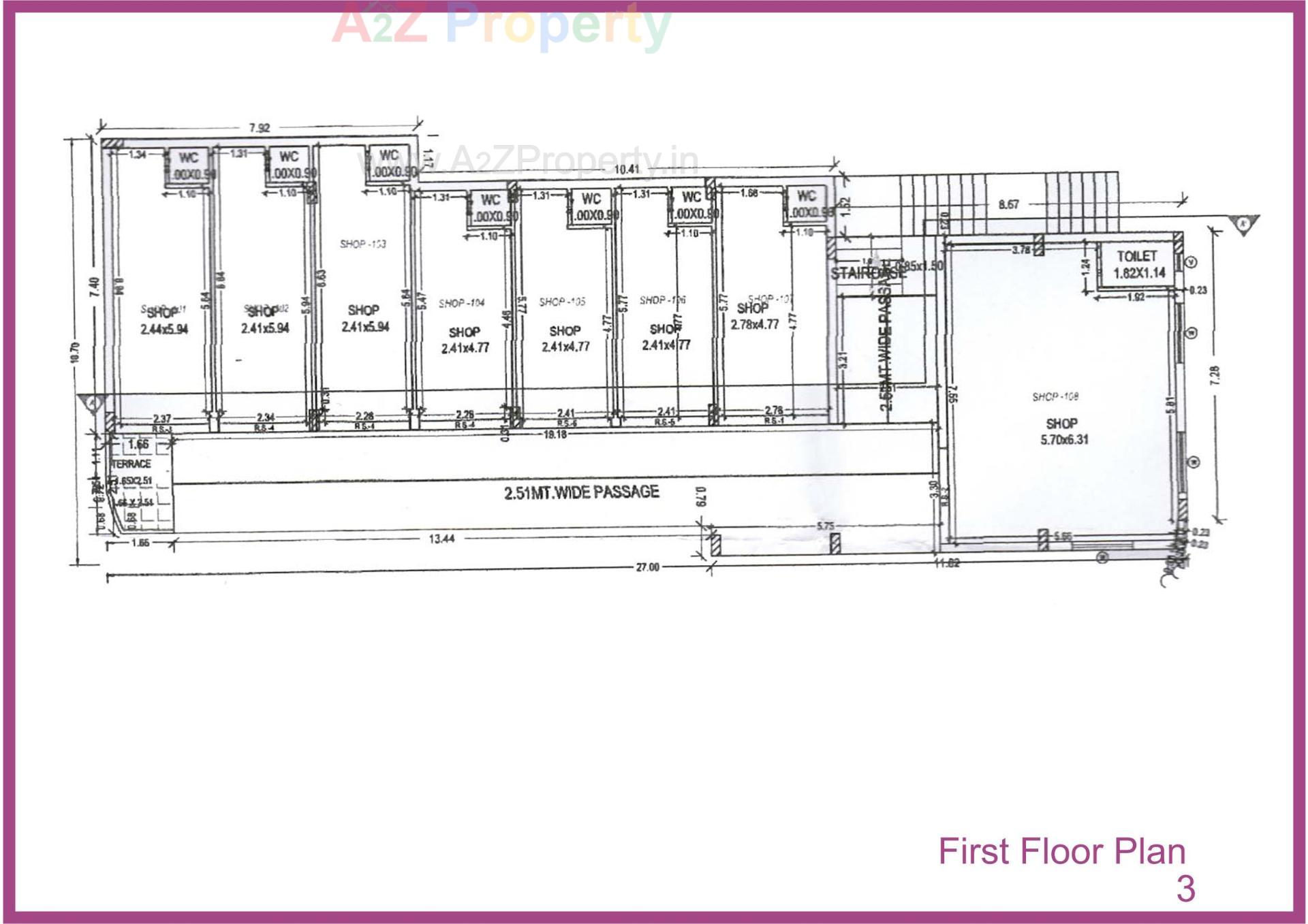 Layout of real estate project Fortune located at Rajkot, Rajkot, Gujarat