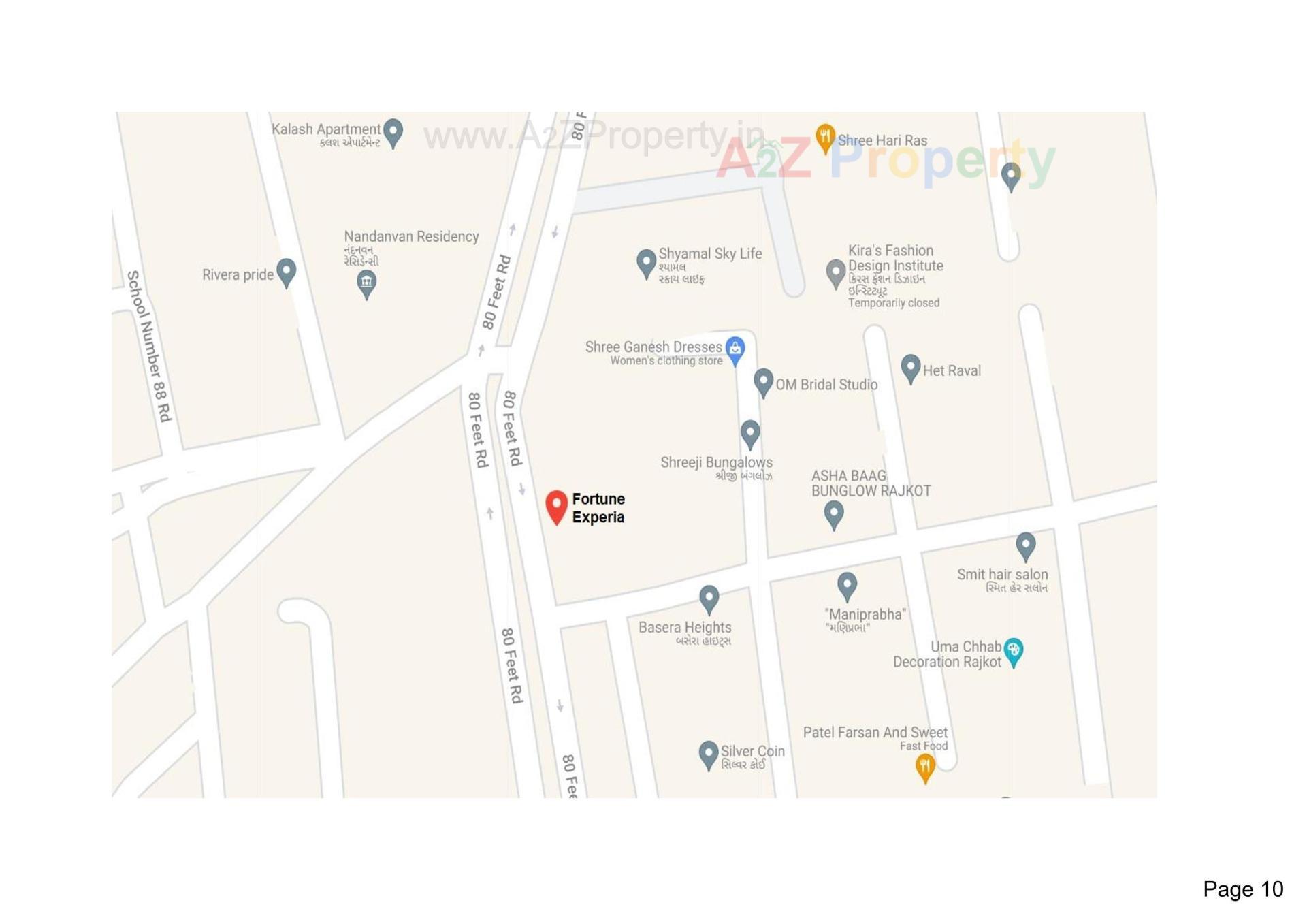  of real estate project Fortune Experia located at Mavdi, Rajkot, Gujarat