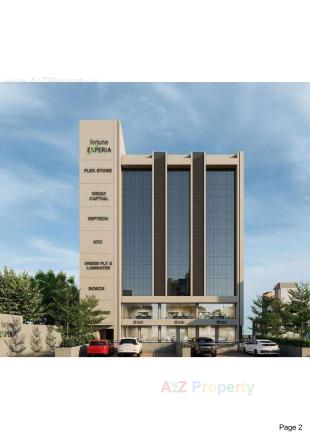 Elevation of real estate project Fortune Experia located at Mavdi, Rajkot, Gujarat