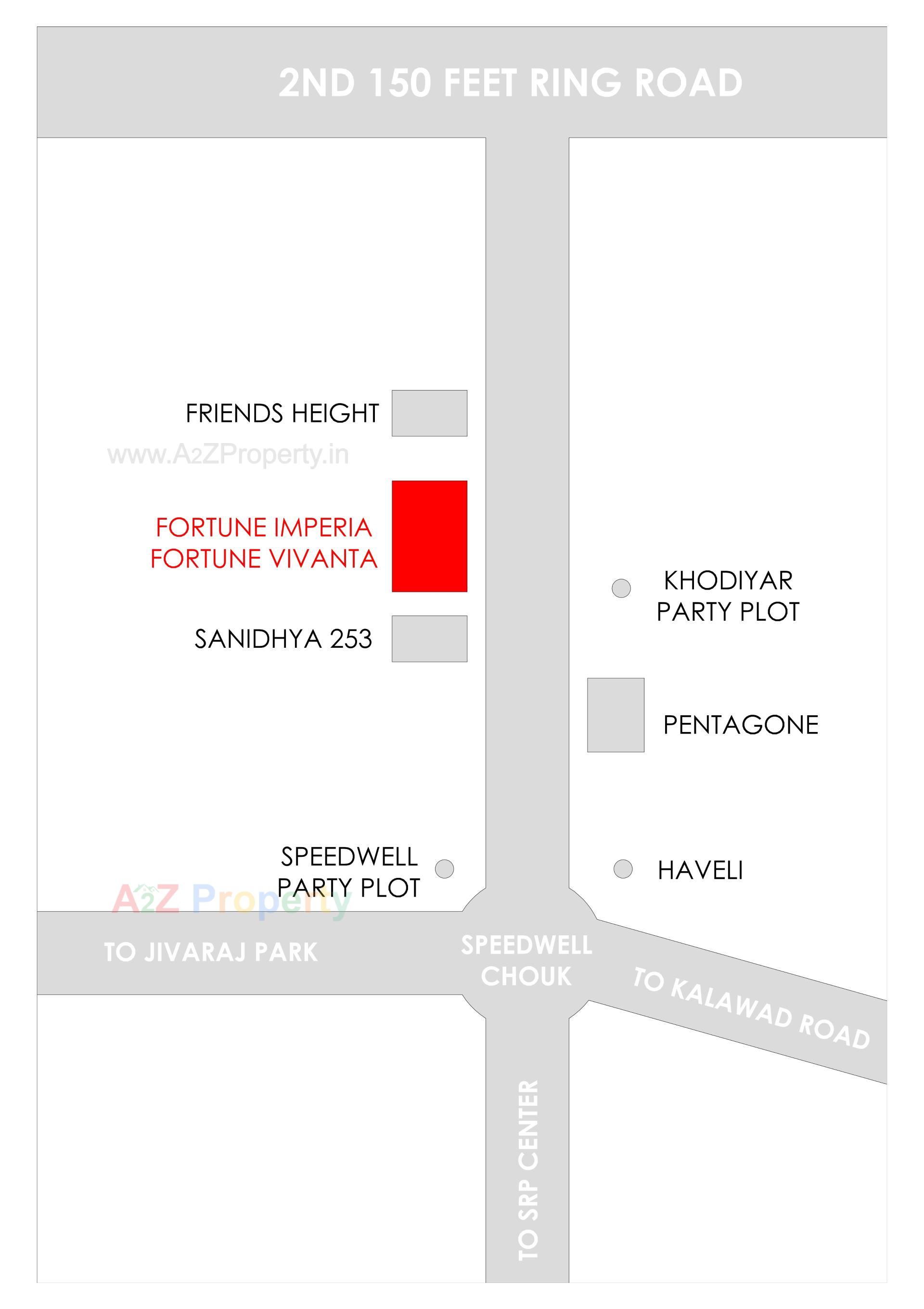  of real estate project Fortune Vivanta located at Mavdi, Rajkot, Gujarat