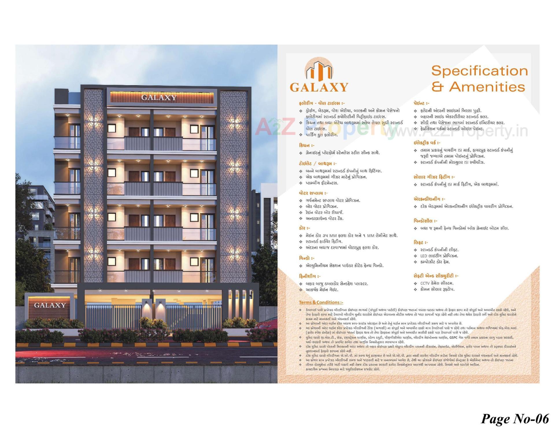  of real estate project Galaxy located at Ghanteshwar, Rajkot, Gujarat
