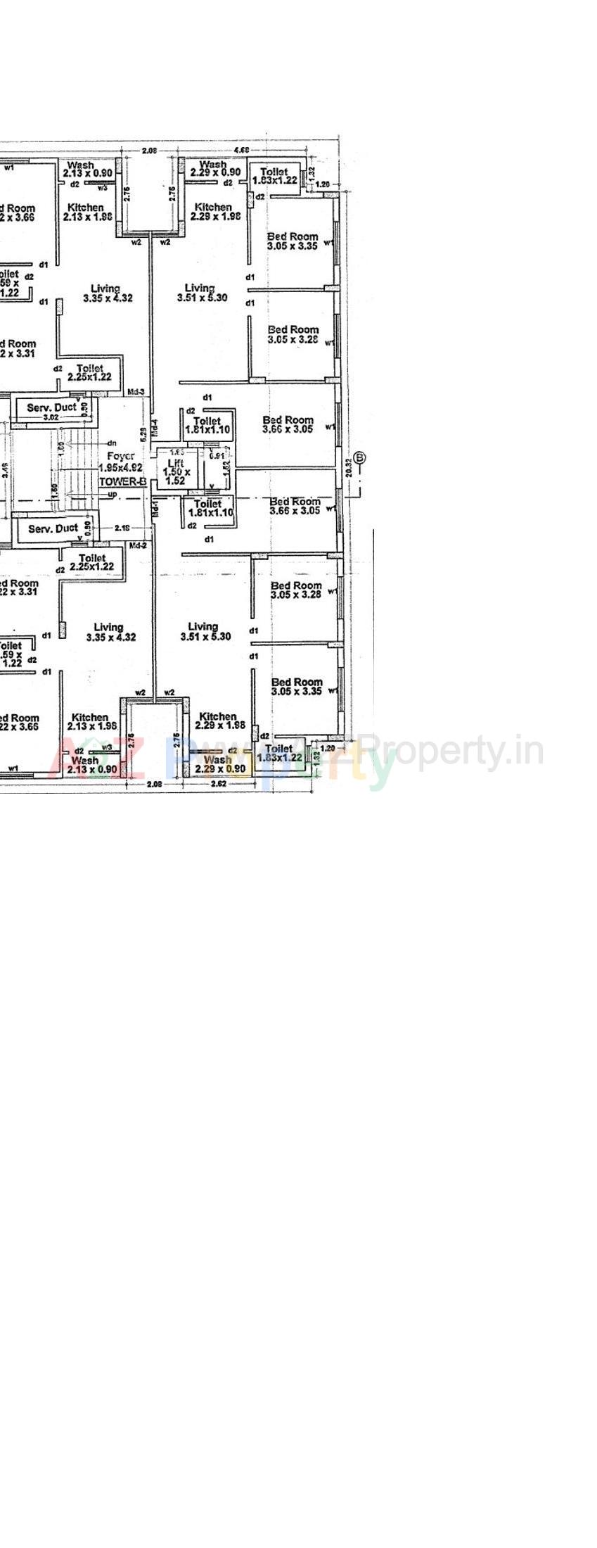 Layout of real estate project Giriraj Sanidhya located at Raiya, Rajkot, Gujarat