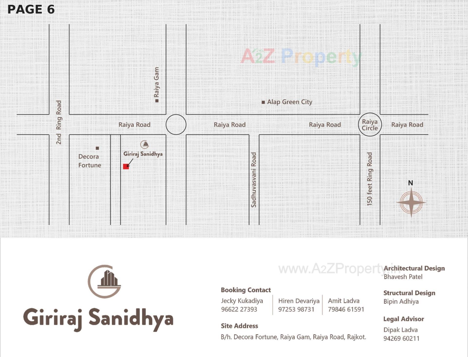  of real estate project Giriraj Sanidhya located at Raiya, Rajkot, Gujarat
