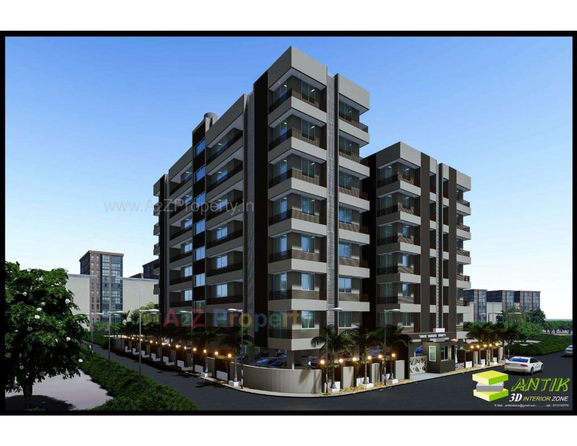 3D Elevation of real estate project Gokul Barsana Heights located at Upleta, Rajkot, Gujarat