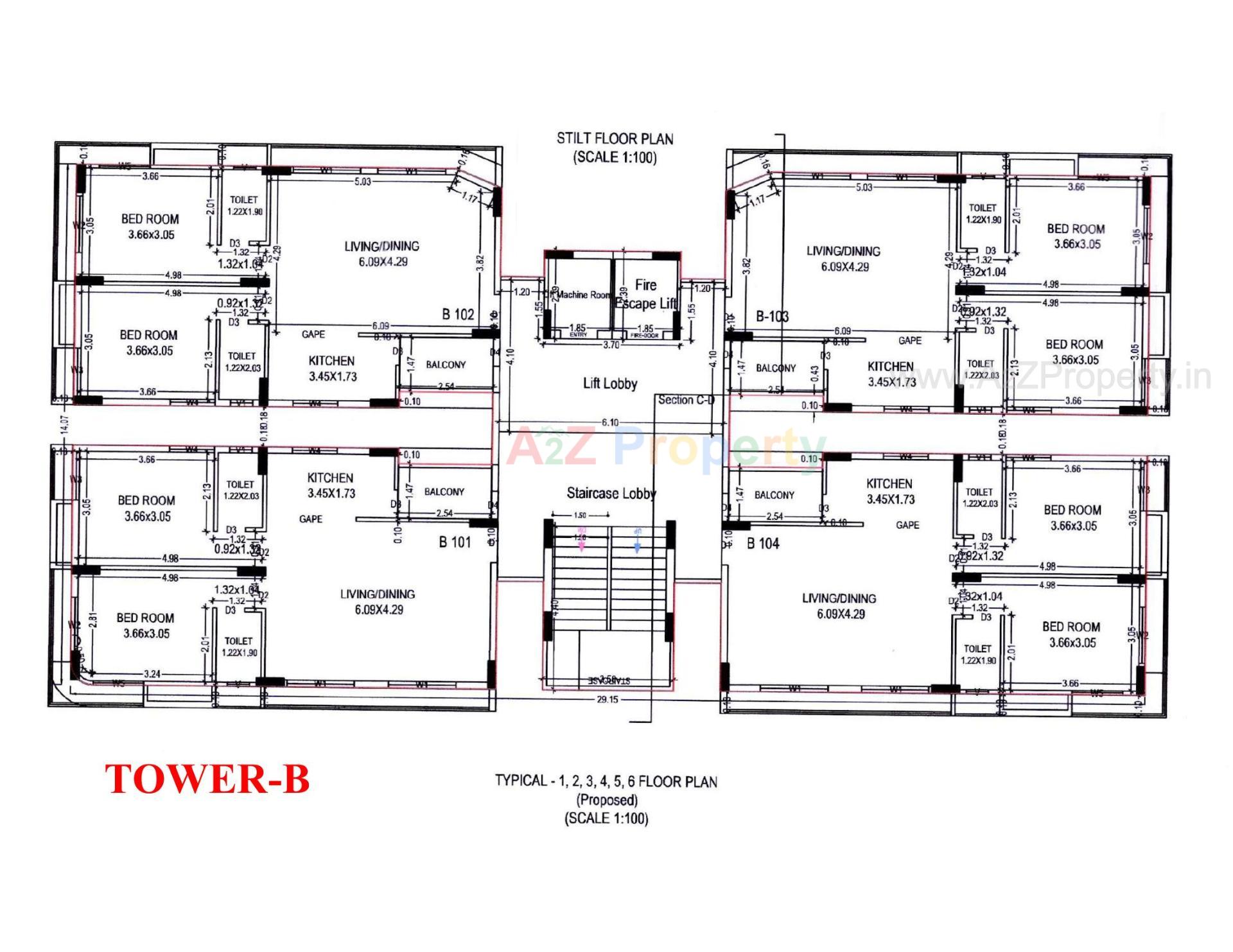 Layout of real estate project Gokul Barsana Heights located at Upleta, Rajkot, Gujarat