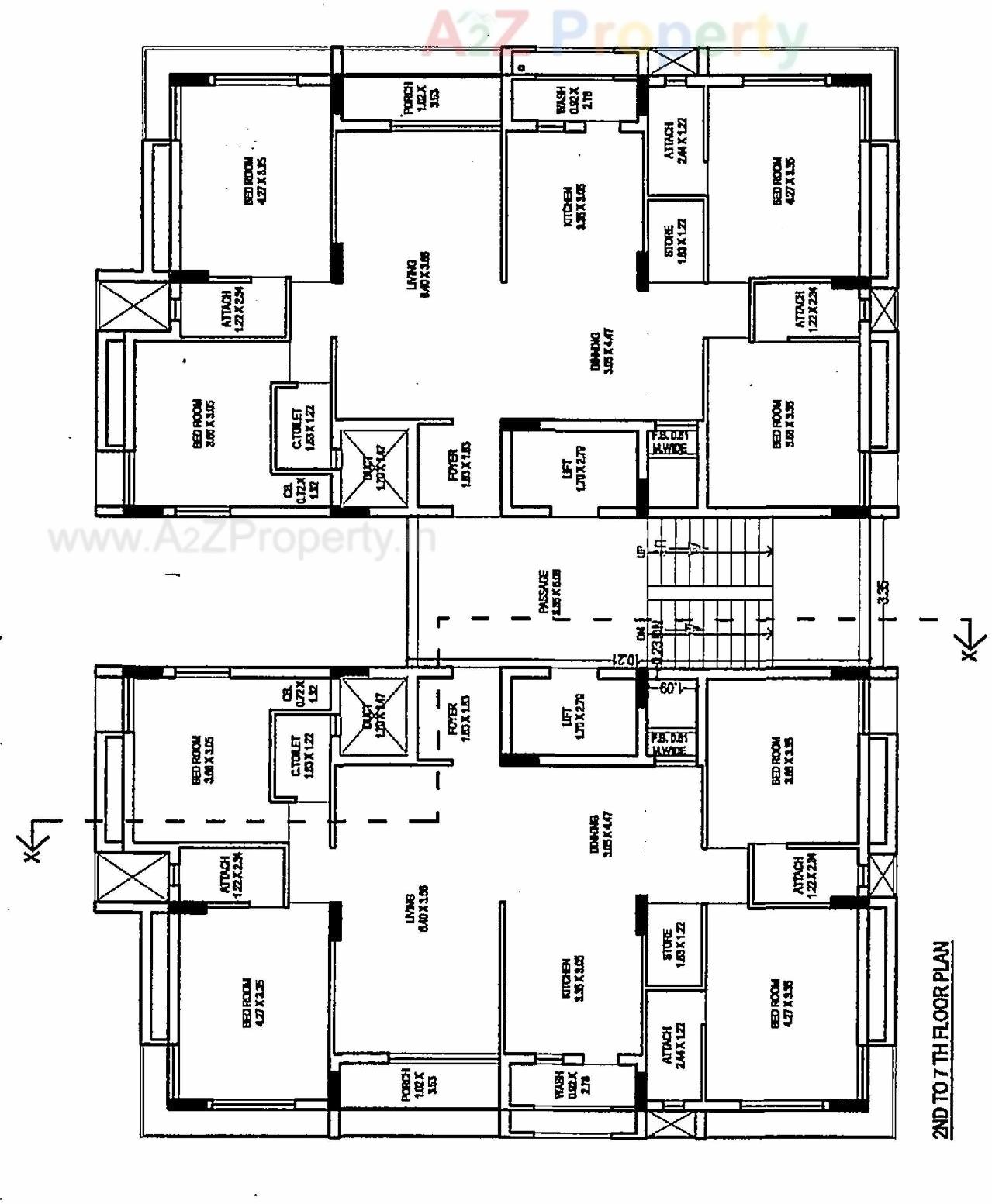 Layout of real estate project Gokul Heights located at Upleta, Rajkot, Gujarat